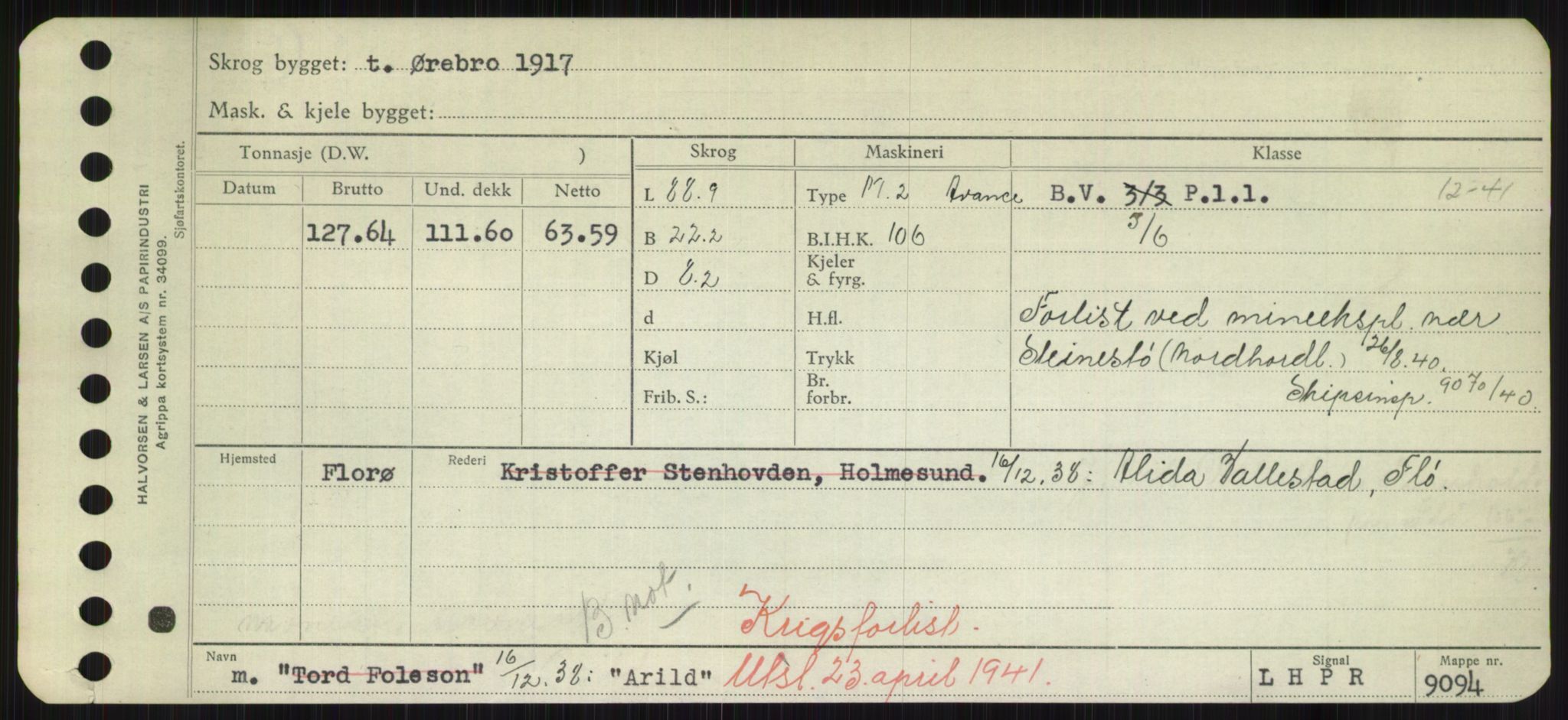 Sjøfartsdirektoratet med forløpere, Skipsmålingen, RA/S-1627/H/Hd/L0002: Fartøy, Apa-Axe, p. 115