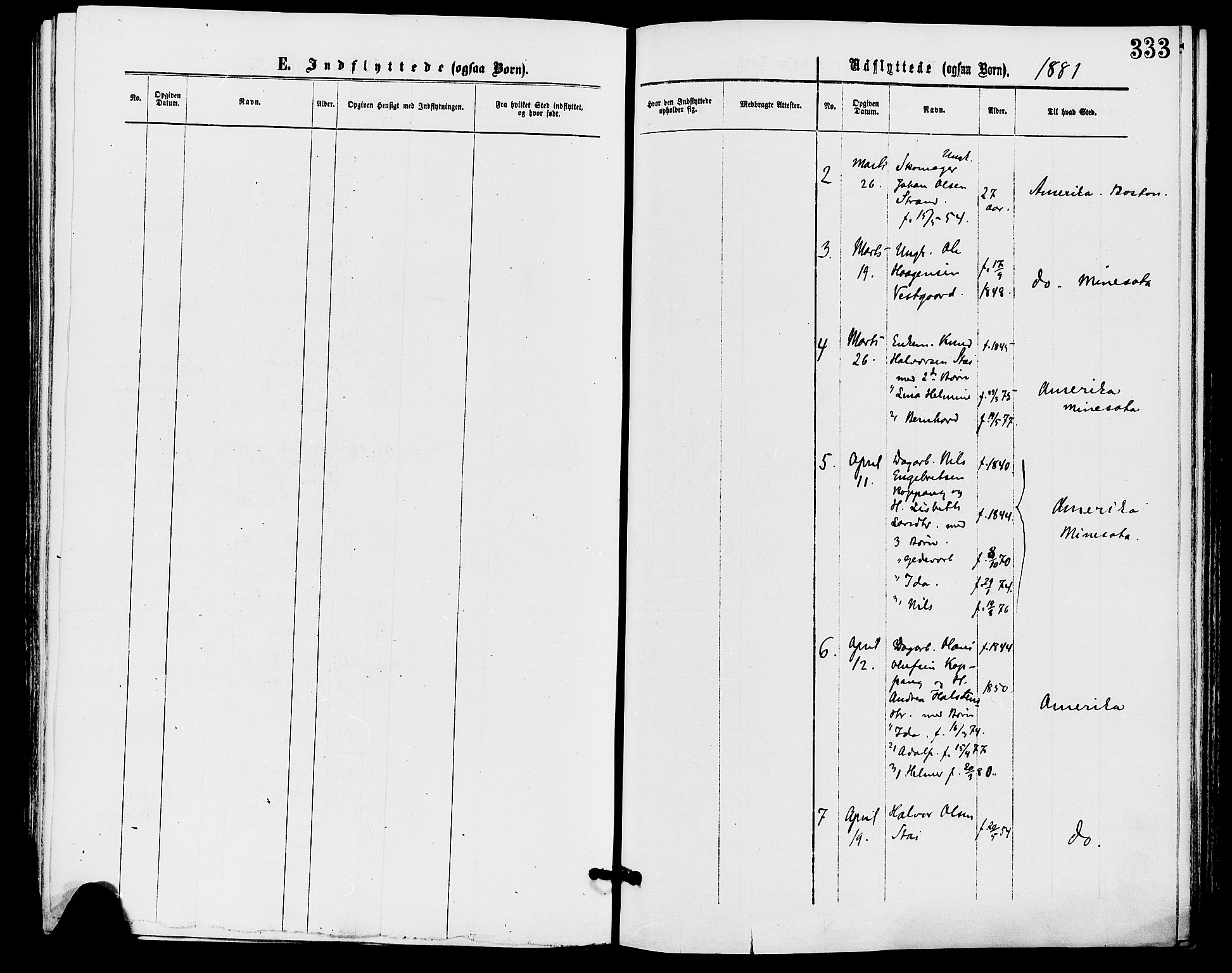 Stor-Elvdal prestekontor, AV/SAH-PREST-052/H/Ha/Haa/L0001: Parish register (official) no. 1, 1871-1882, p. 333