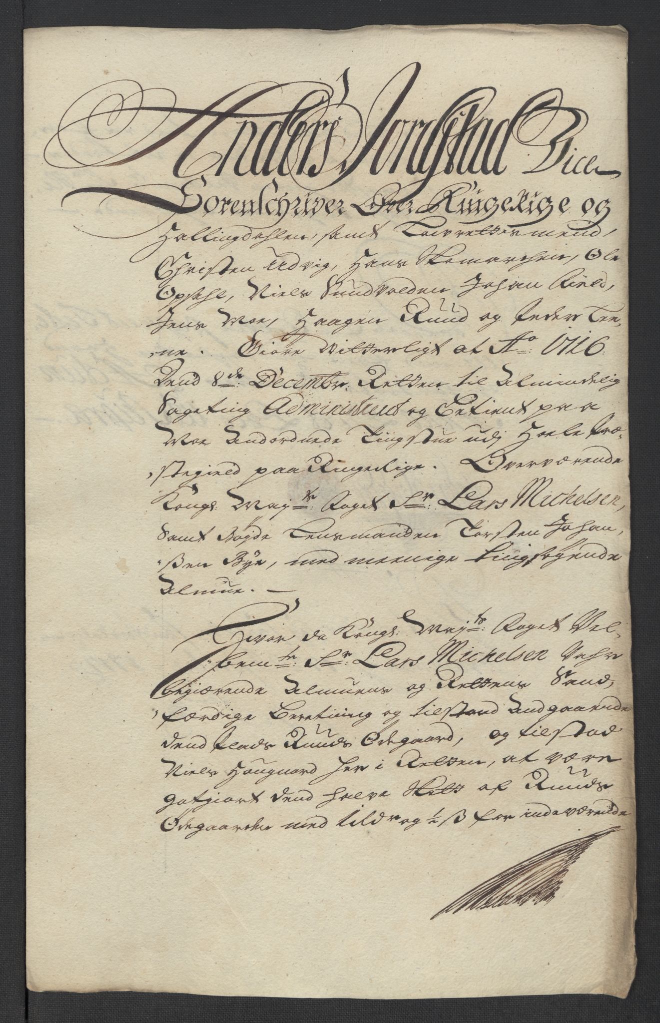 Rentekammeret inntil 1814, Reviderte regnskaper, Fogderegnskap, AV/RA-EA-4092/R23/L1474: Fogderegnskap Ringerike og Hallingdal, 1716, p. 203