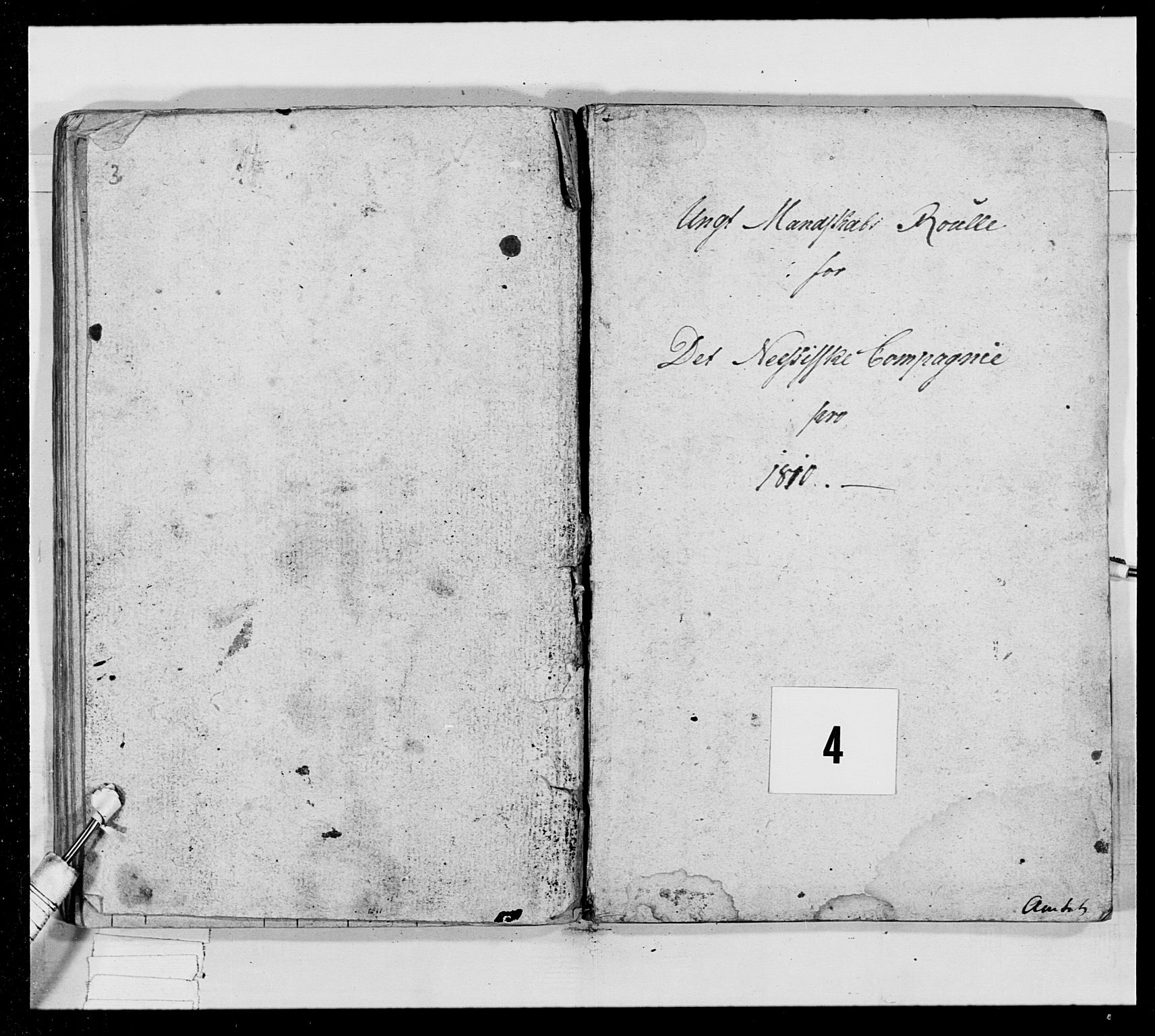Generalitets- og kommissariatskollegiet, Det kongelige norske kommissariatskollegium, AV/RA-EA-5420/E/Eh/L0024: Norske jegerkorps, 1810-1812, p. 164