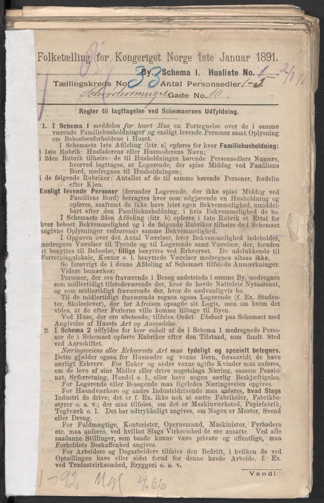 RA, 1891 Census for 1301 Bergen, 1891, p. 5172