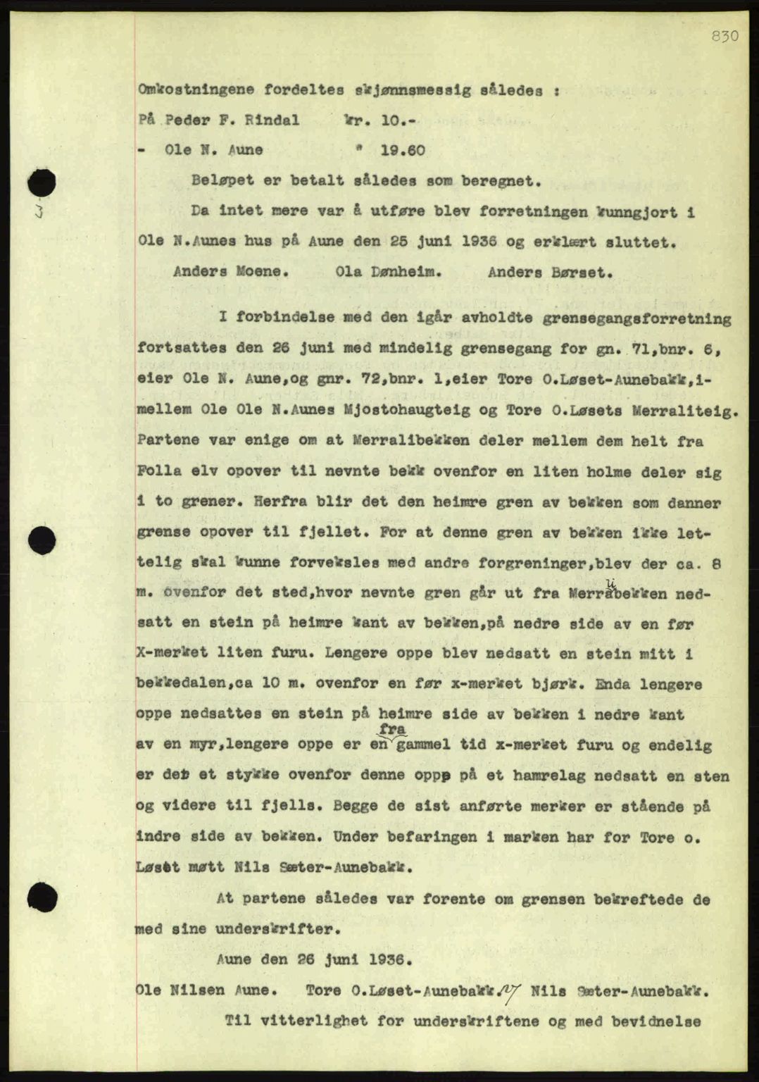 Nordmøre sorenskriveri, AV/SAT-A-4132/1/2/2Ca: Mortgage book no. A82, 1937-1938, Diary no: : 3160/1937