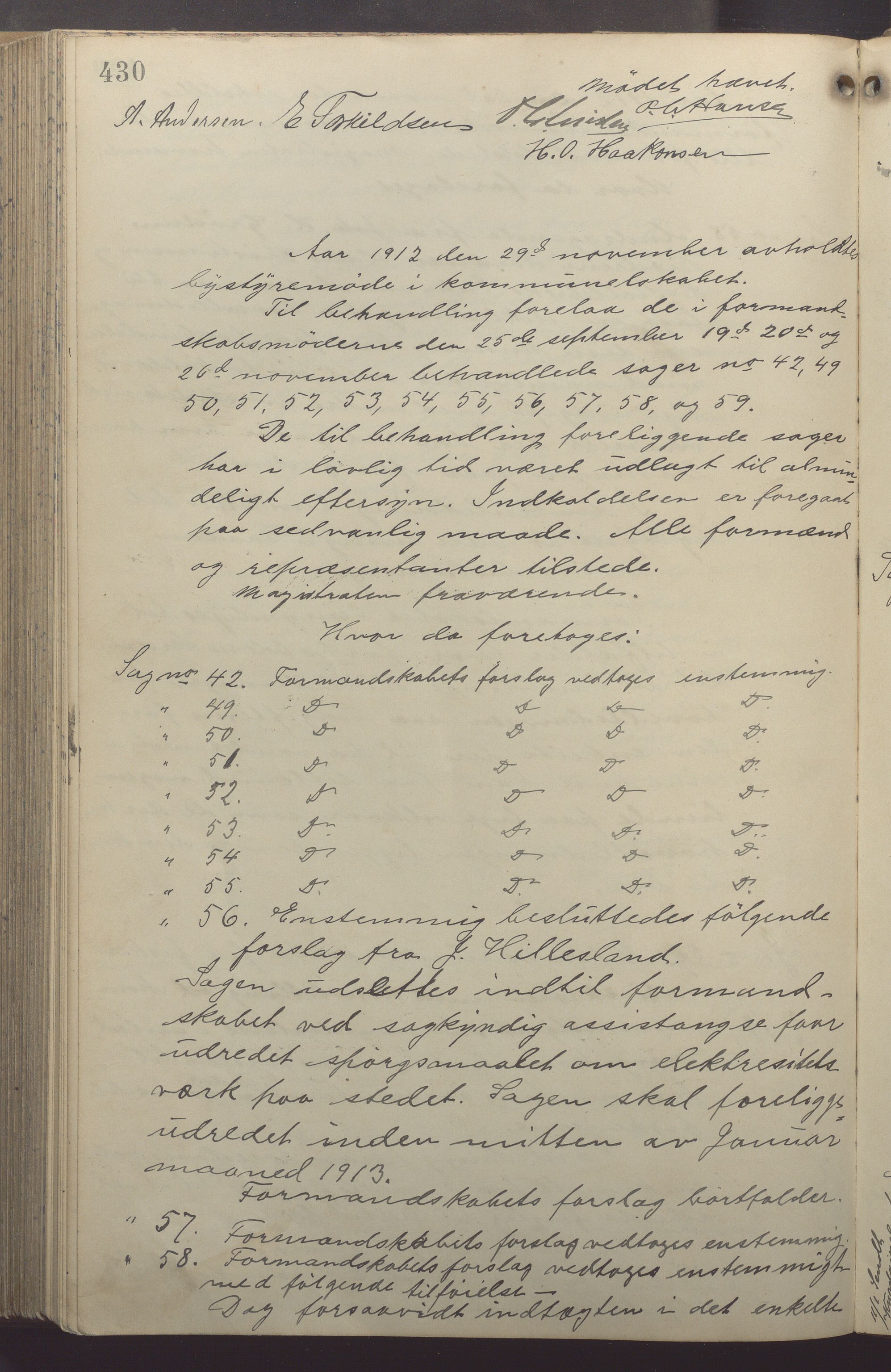 Skudeneshavn kommune - Formannskapet, IKAR/A-361/Aa/L0003: Møtebok, 1903-1913, p. 430