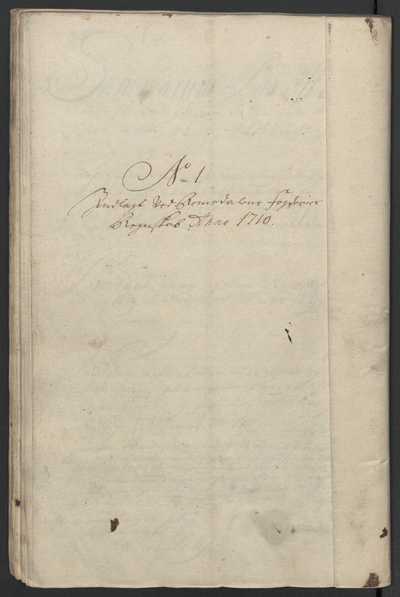 Rentekammeret inntil 1814, Reviderte regnskaper, Fogderegnskap, AV/RA-EA-4092/R55/L3659: Fogderegnskap Romsdal, 1709-1710, p. 335