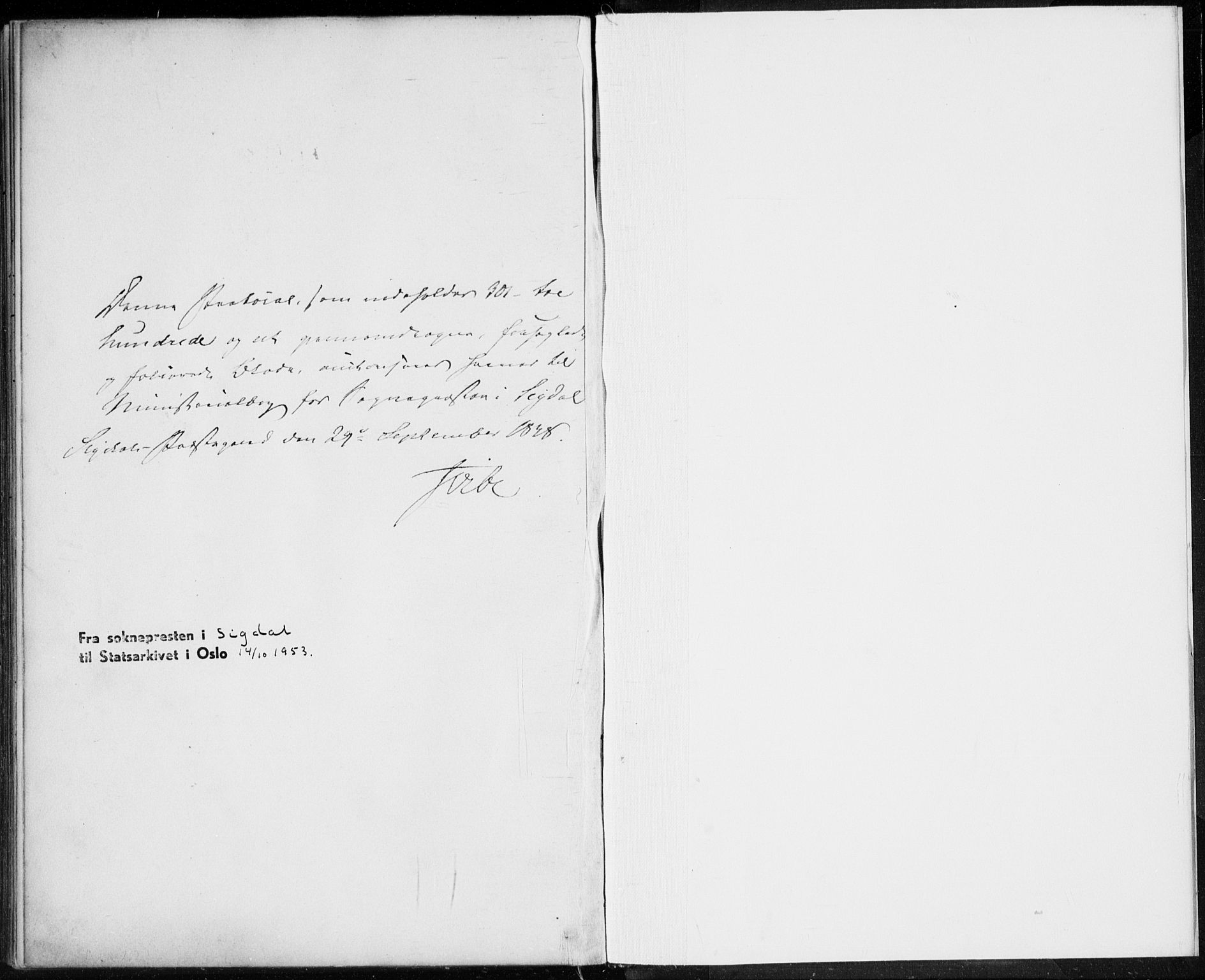 Sigdal kirkebøker, AV/SAKO-A-245/F/Fa/L0007: Parish register (official) no. I 7, 1844-1849