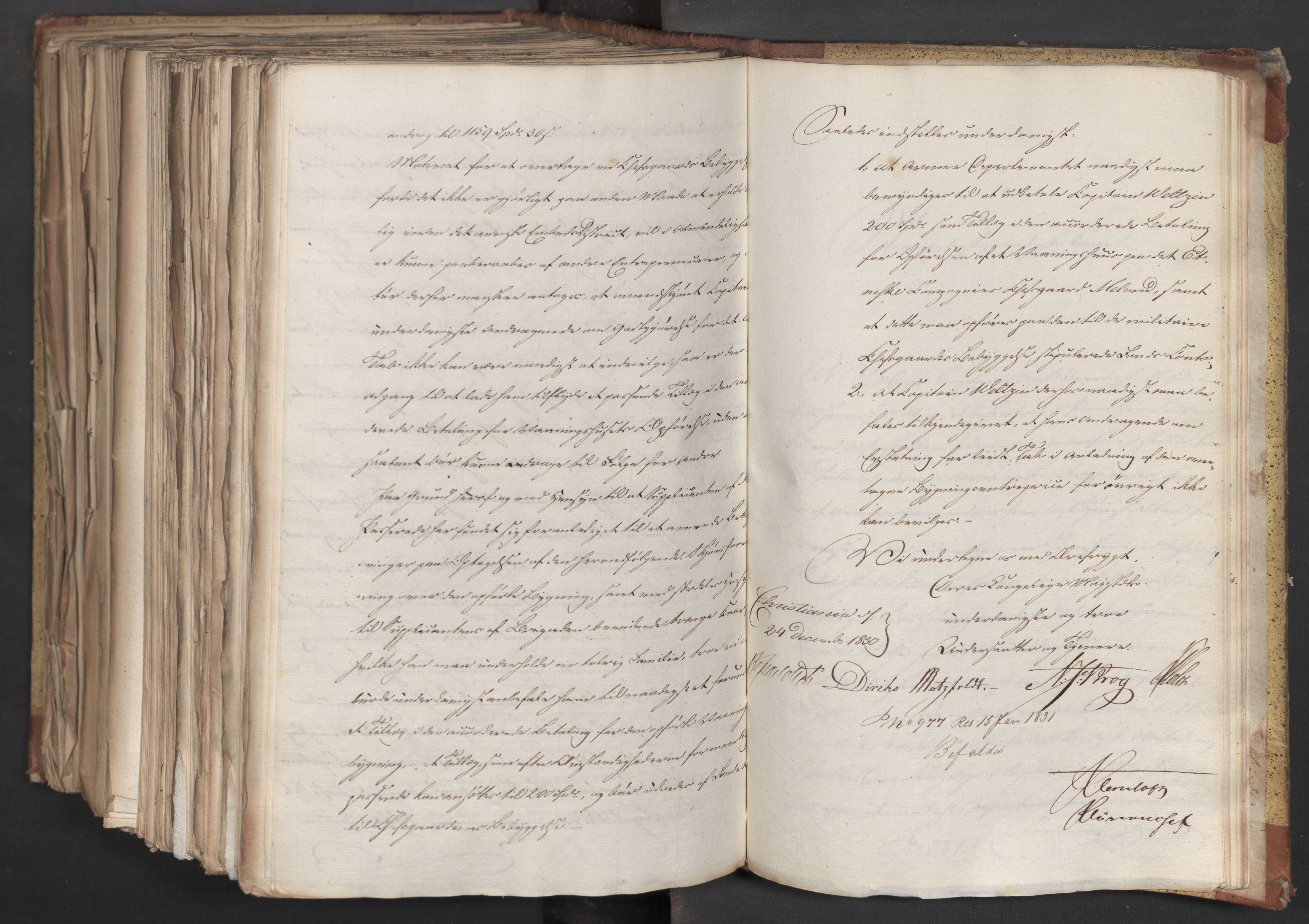 Statsrådsavdelingen i Stockholm, AV/RA-S-1003/D/Da/L0068: Regjeringsinnstillinger nr. 660-876, 1830, p. 772