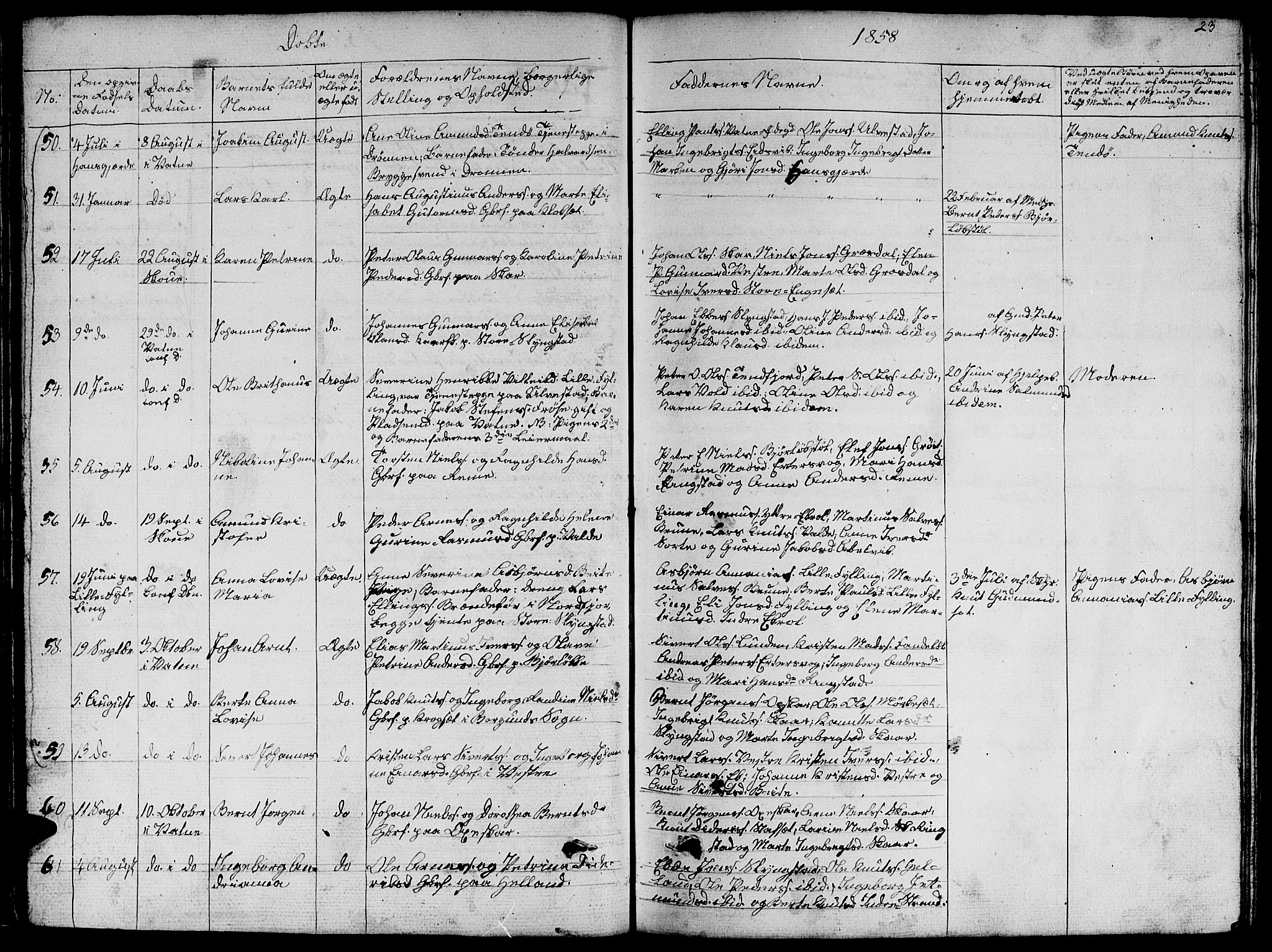 Ministerialprotokoller, klokkerbøker og fødselsregistre - Møre og Romsdal, AV/SAT-A-1454/524/L0363: Parish register (copy) no. 524C04, 1855-1864, p. 23