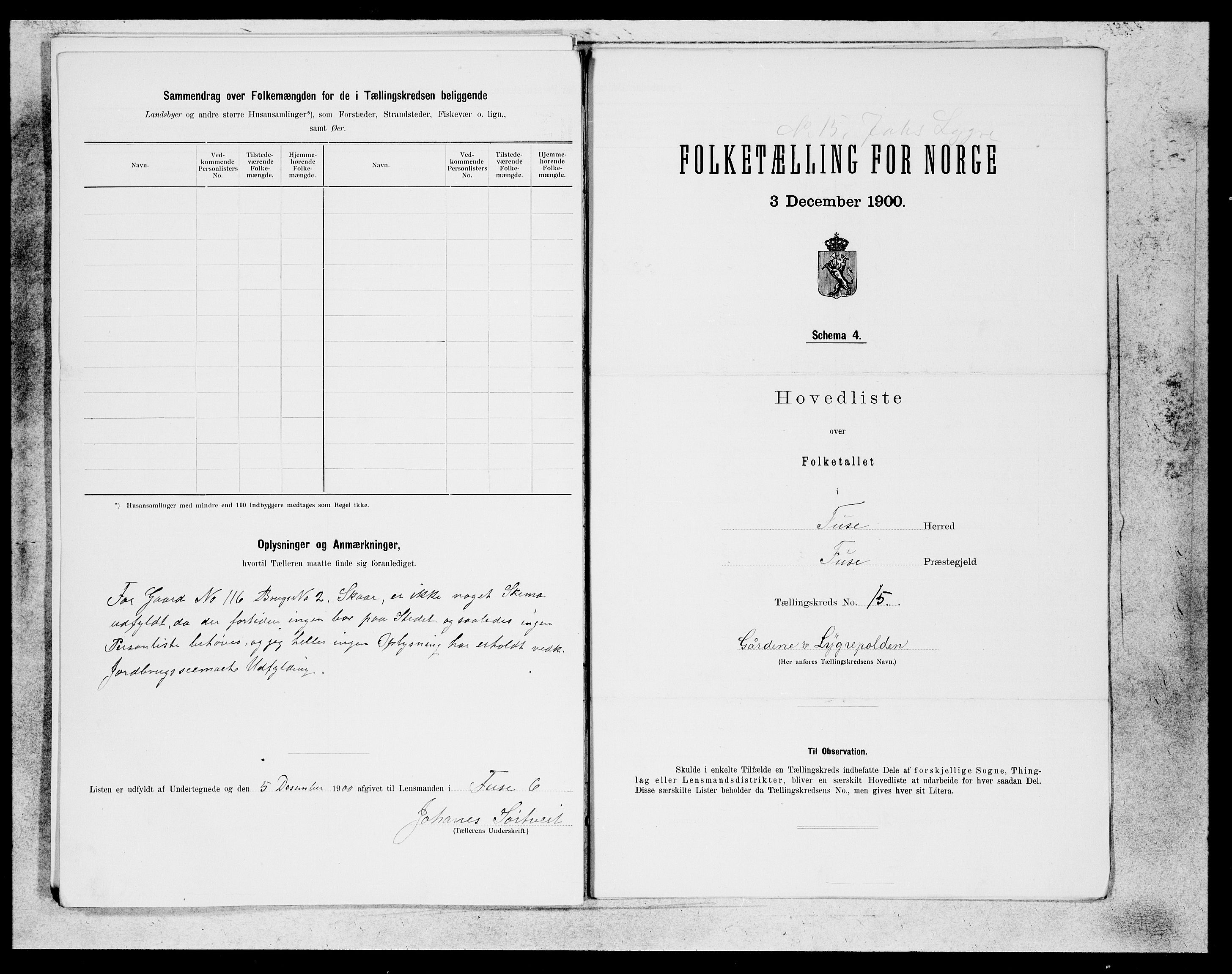 SAB, 1900 census for Fusa, 1900, p. 29