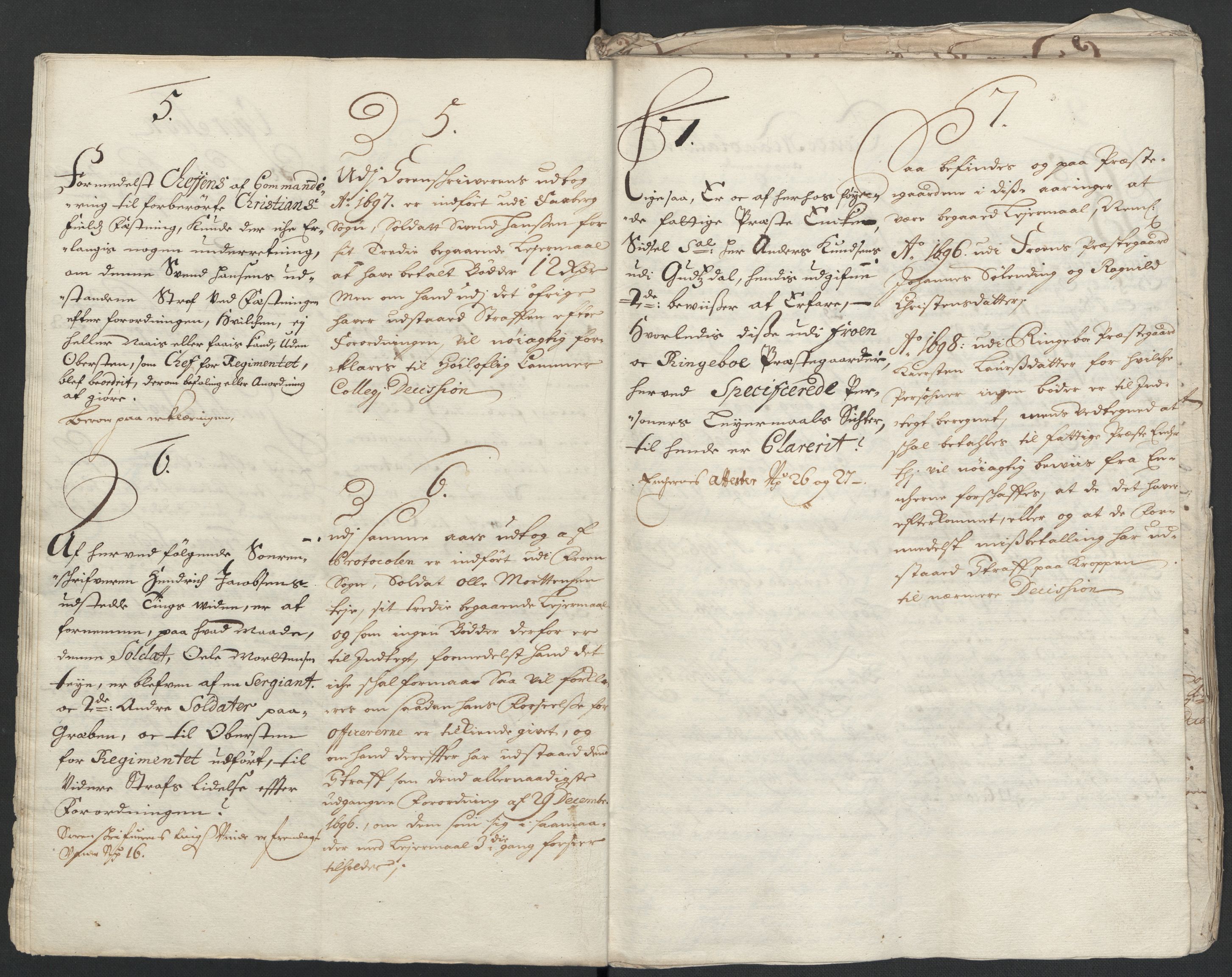 Rentekammeret inntil 1814, Reviderte regnskaper, Fogderegnskap, RA/EA-4092/R17/L1171: Fogderegnskap Gudbrandsdal, 1698, p. 225
