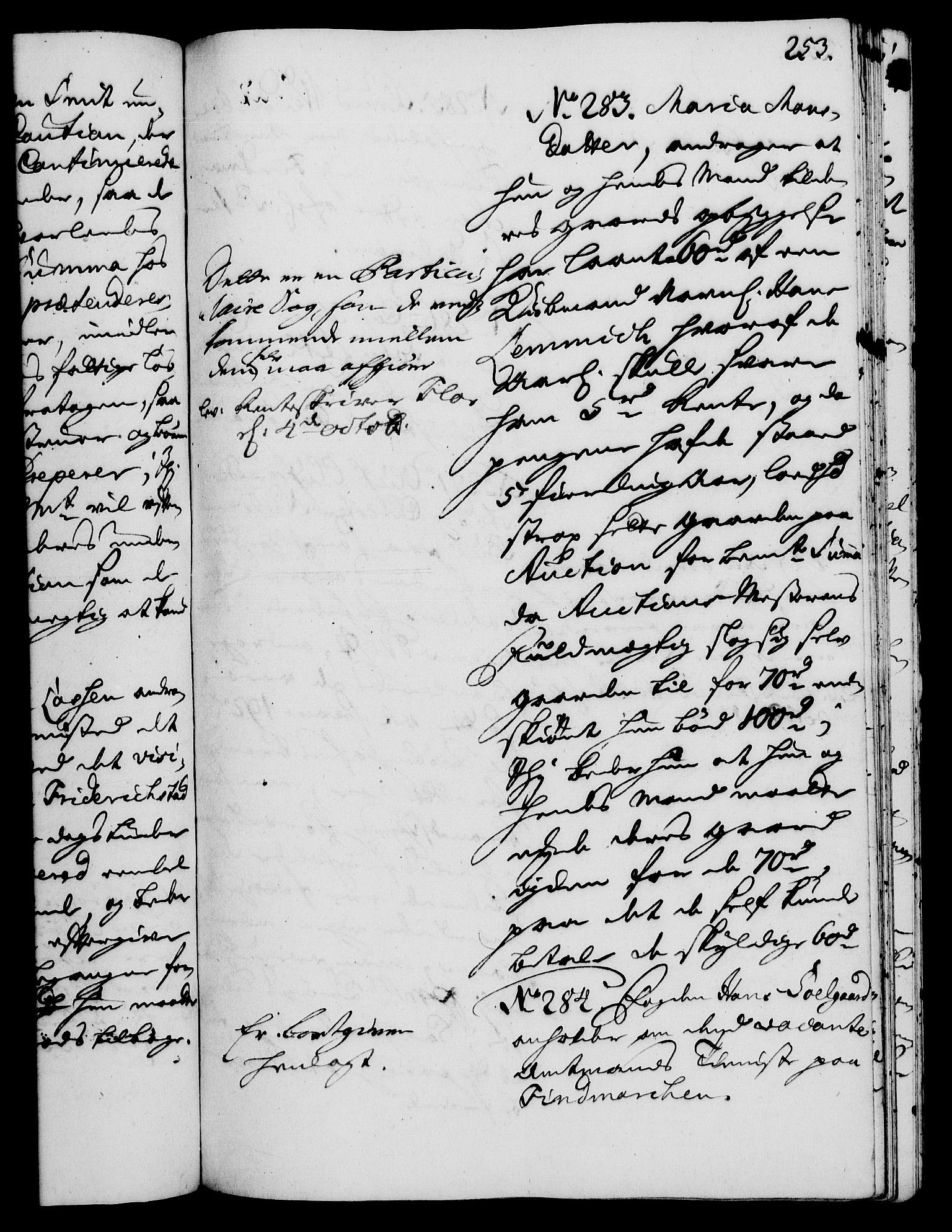 Rentekammeret, Kammerkanselliet, RA/EA-3111/G/Gh/Gha/L0011: Norsk ekstraktmemorialprotokoll (merket RK 53.56), 1729, p. 253
