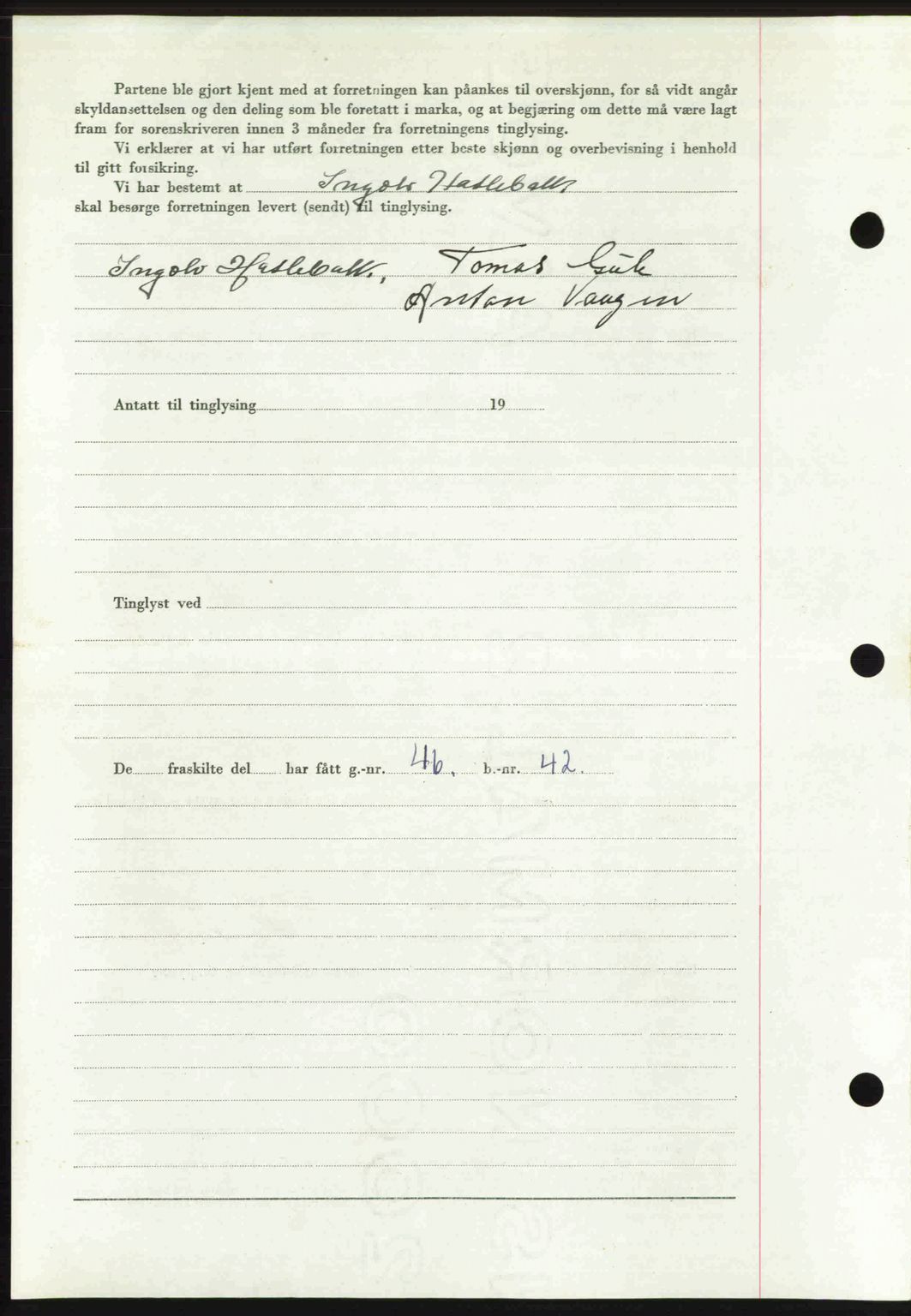 Romsdal sorenskriveri, AV/SAT-A-4149/1/2/2C: Mortgage book no. A31, 1949-1949, Diary no: : 2891/1949