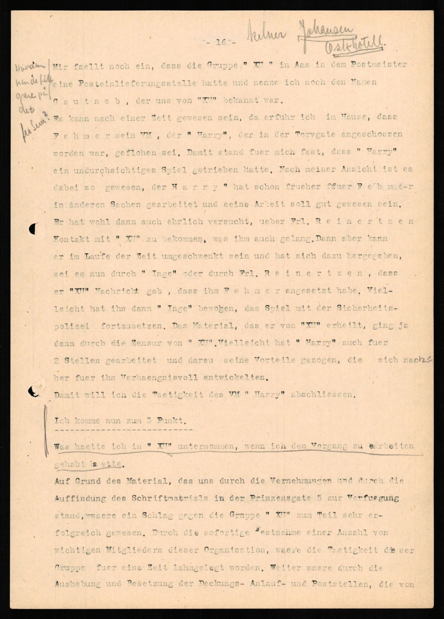 Forsvaret, Forsvarets overkommando II, AV/RA-RAFA-3915/D/Db/L0018: CI Questionaires. Tyske okkupasjonsstyrker i Norge. Tyskere., 1945-1946, p. 224