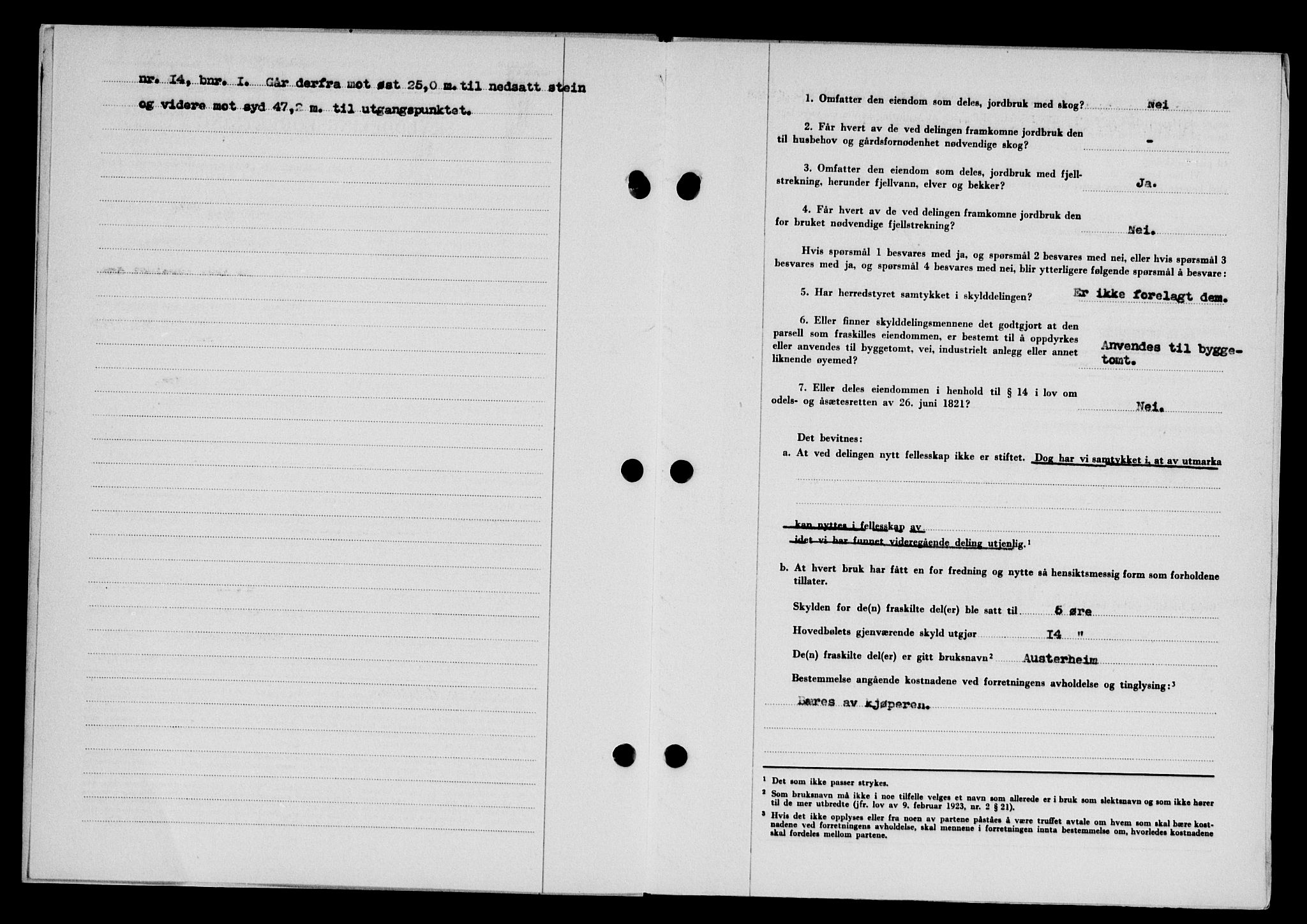 Karmsund sorenskriveri, SAST/A-100311/01/II/IIB/L0098: Mortgage book no. 78A, 1949-1950, Diary no: : 2959/1949