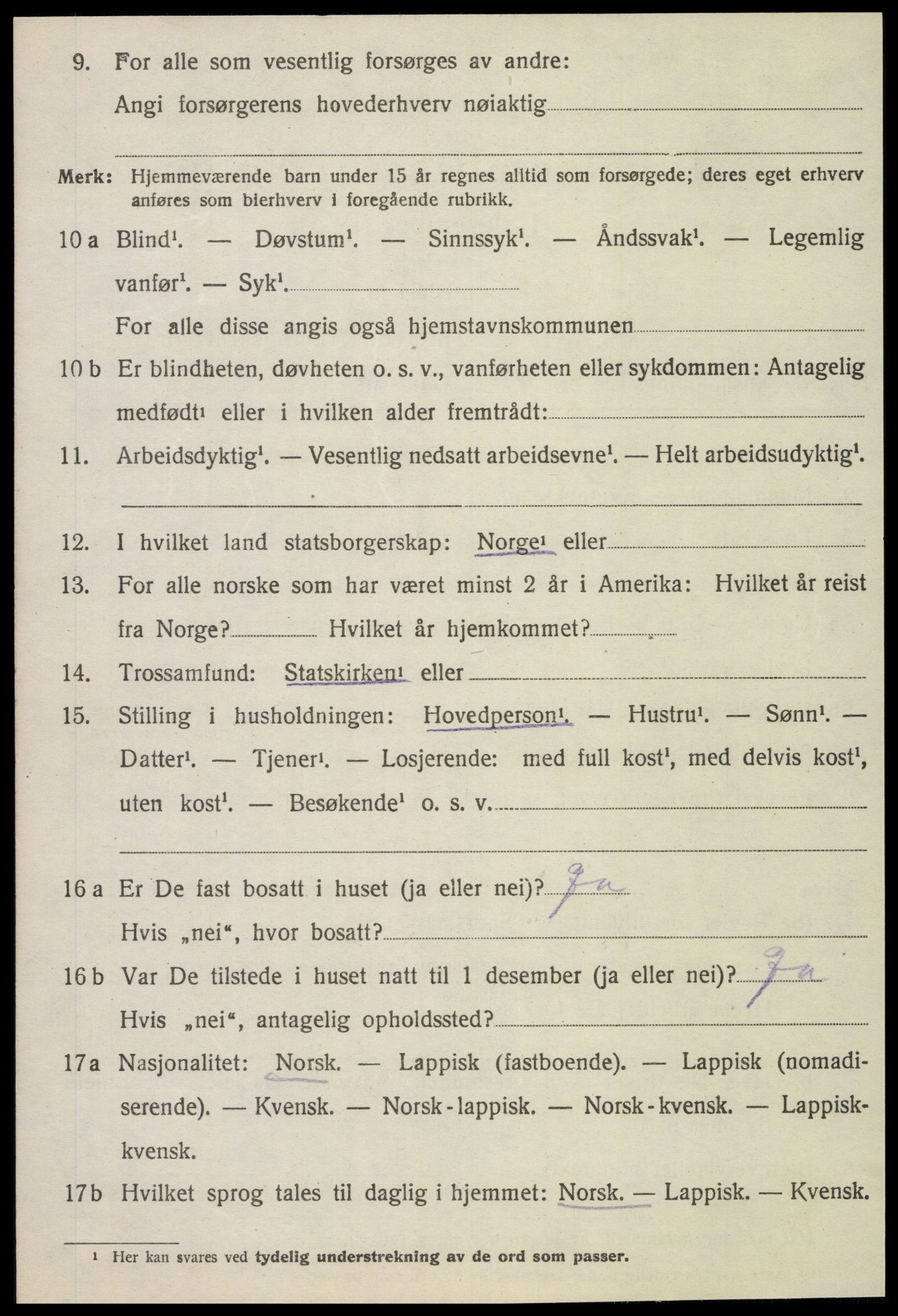 SAT, 1920 census for Nærøy, 1920, p. 4298