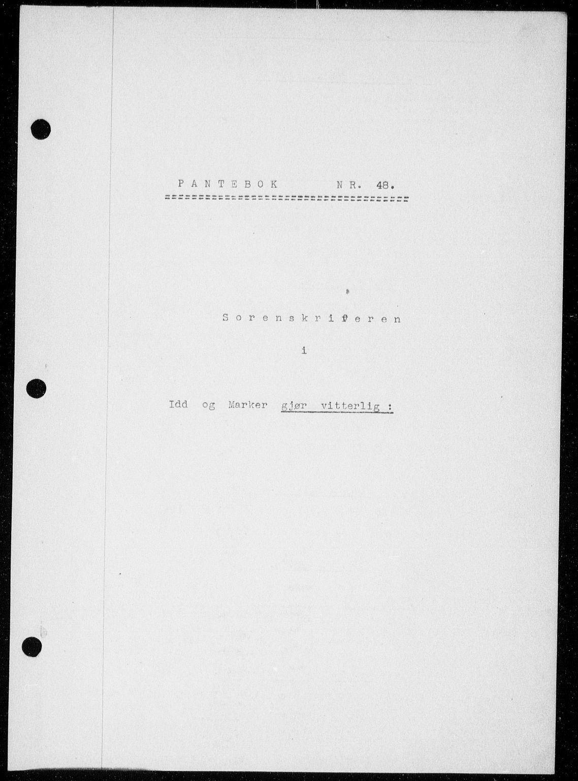 Idd og Marker sorenskriveri, AV/SAO-A-10283/G/Gb/Gba/L0048: Mortgage book no. 48, 1932-1933