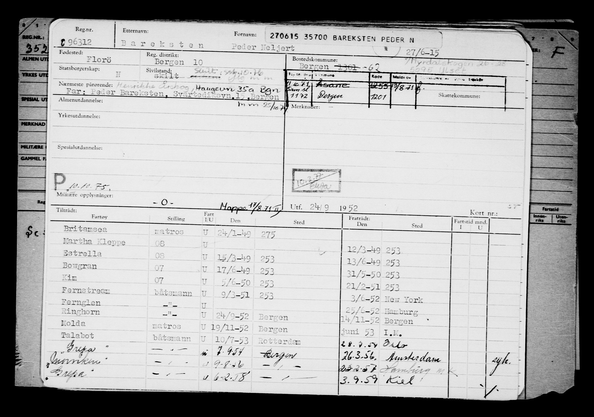 Direktoratet for sjømenn, AV/RA-S-3545/G/Gb/L0130: Hovedkort, 1915, p. 749