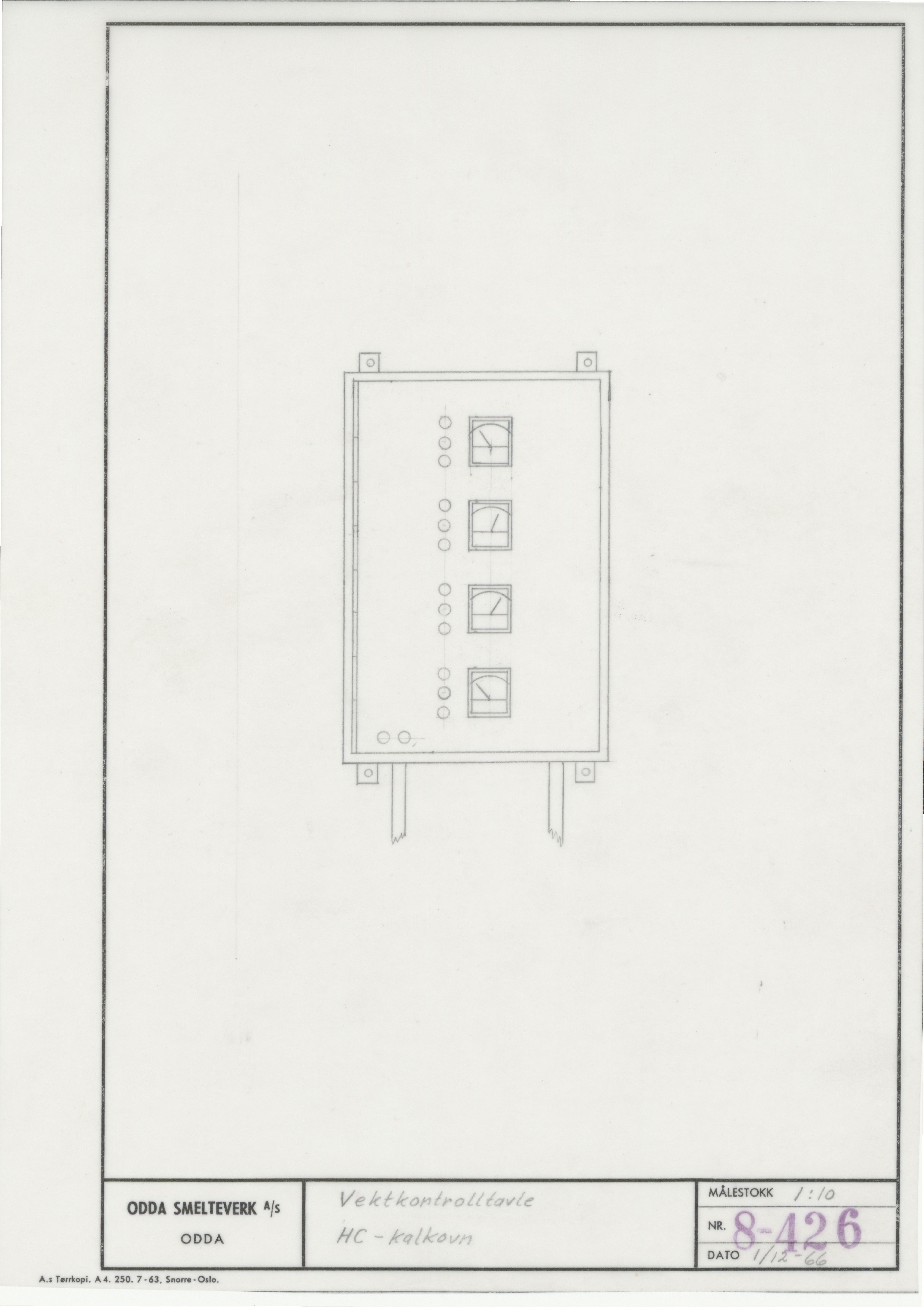 Odda smelteverk AS, KRAM/A-0157.1/T/Td/L0008: Gruppe 8. Kalkovner, 1939-1999, p. 652