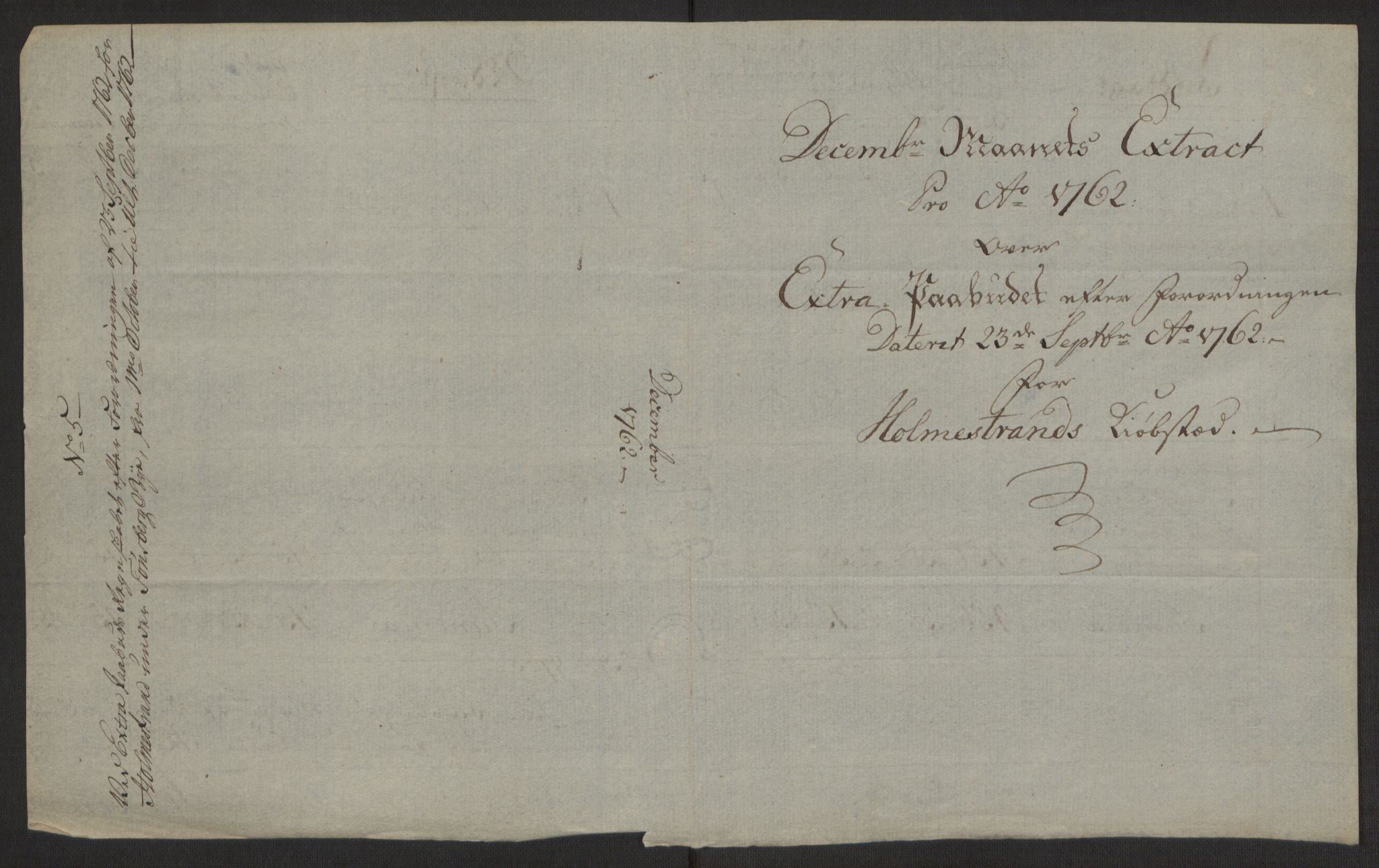 Rentekammeret inntil 1814, Reviderte regnskaper, Byregnskaper, AV/RA-EA-4066/R/Rh/L0163/0001: [H4] Kontribusjonsregnskap / Ekstraskatt, Holmestrand, 1762-1772, p. 26