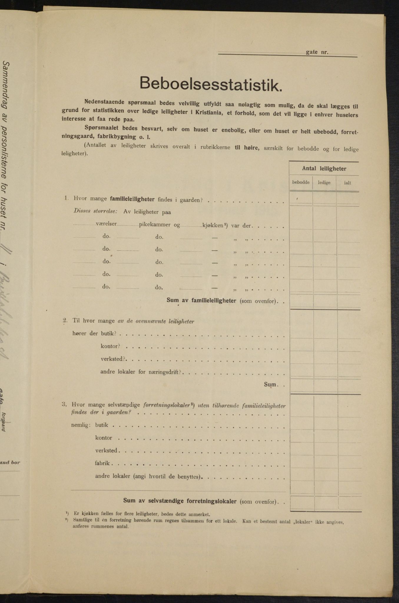 OBA, Municipal Census 1915 for Kristiania, 1915, p. 8036