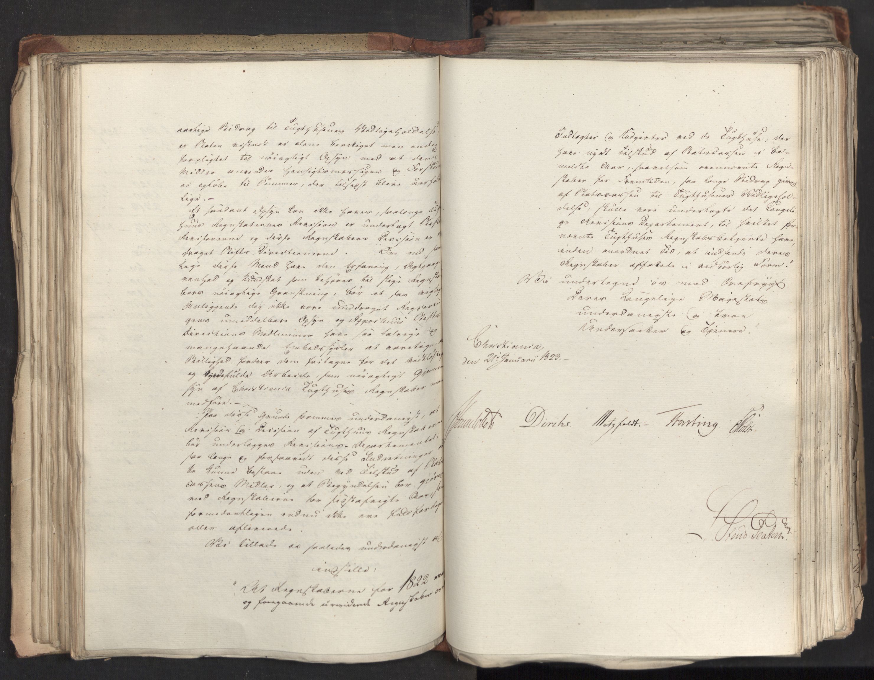 Statsrådsavdelingen i Stockholm, AV/RA-S-1003/D/Da/L0033: Regjeringsinnstillinger nr. 1-274, 1823, p. 135