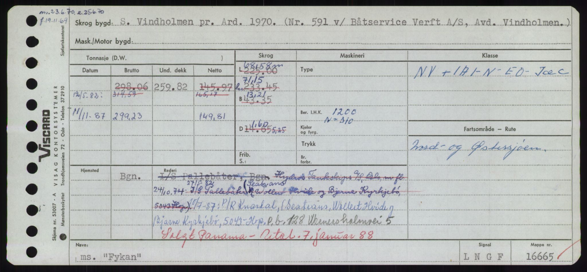 Sjøfartsdirektoratet med forløpere, Skipsmålingen, AV/RA-S-1627/H/Hd/L0011: Fartøy, Fla-Får, p. 619