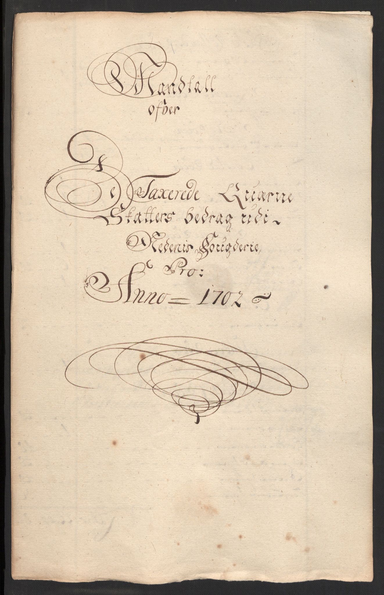 Rentekammeret inntil 1814, Reviderte regnskaper, Fogderegnskap, RA/EA-4092/R39/L2316: Fogderegnskap Nedenes, 1702-1703, p. 105