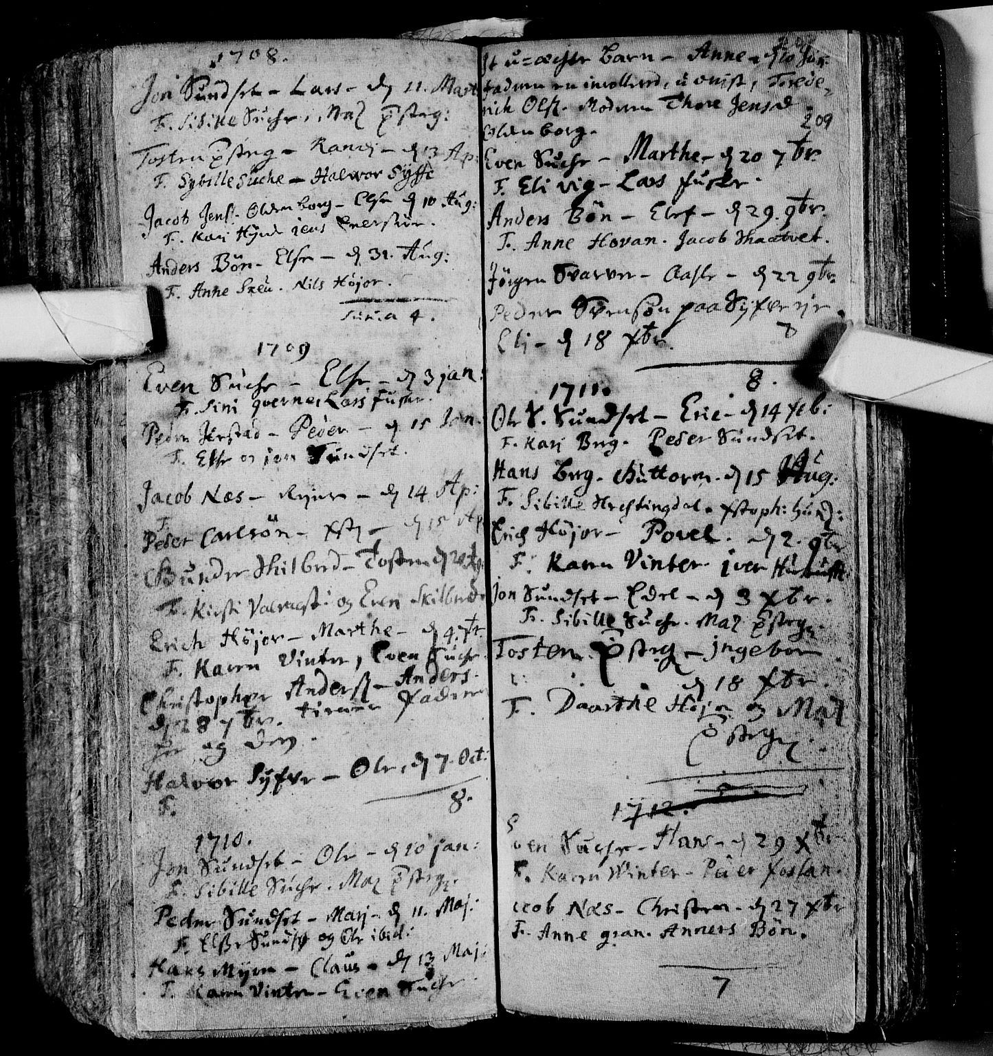 Andebu kirkebøker, SAKO/A-336/F/Fa/L0001: Parish register (official) no. 1 /3, 1623-1738, p. 209
