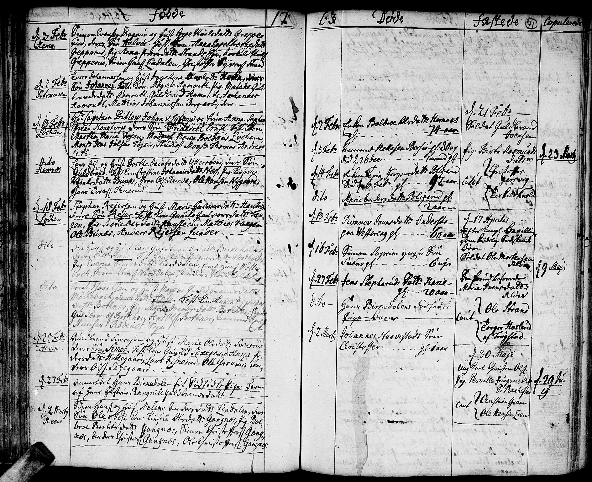 Høland prestekontor Kirkebøker, AV/SAO-A-10346a/F/Fa/L0004: Parish register (official) no. I 4, 1757-1780, p. 71