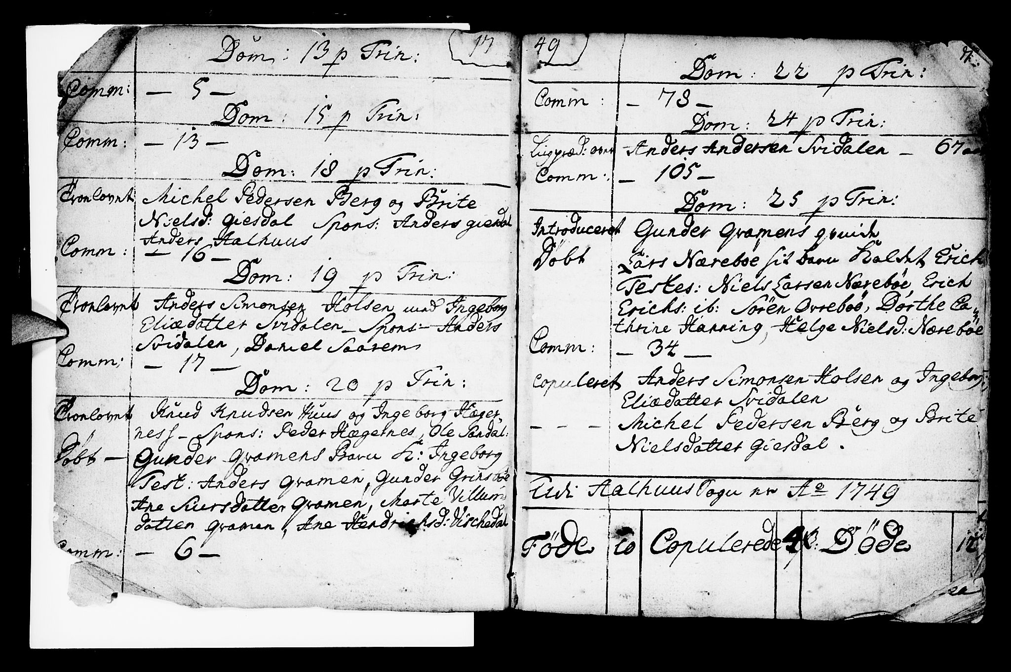 Jølster sokneprestembete, SAB/A-80701/H/Haa/Haaa/L0003: Parish register (official) no. A 3, 1748-1789, p. 6-7
