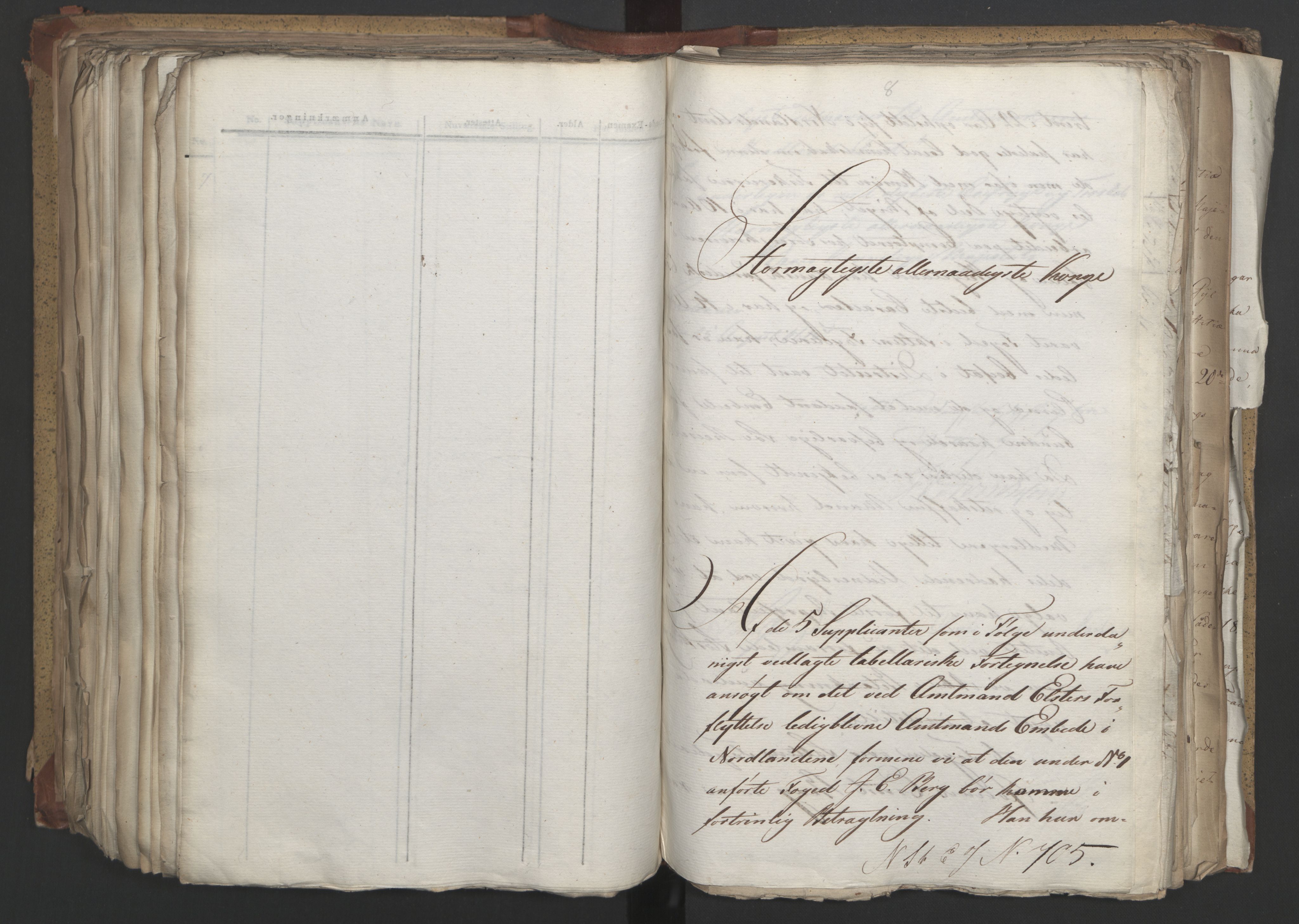 Statsrådsavdelingen i Stockholm, AV/RA-S-1003/D/Da/L0003: Regjeringsinnstillinger nr. 519-787, 1815, p. 385