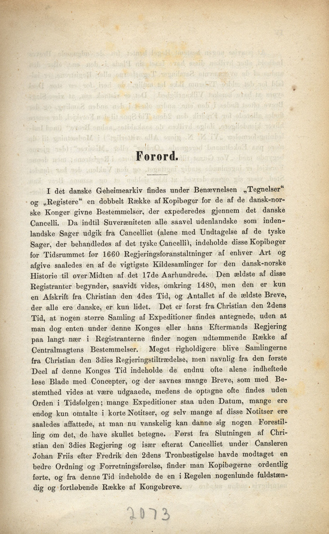 Publikasjoner utgitt av Det Norske Historiske Kildeskriftfond, PUBL/-/-/-: Norske Rigs-Registranter, bind 1, 1523-1571, p. III