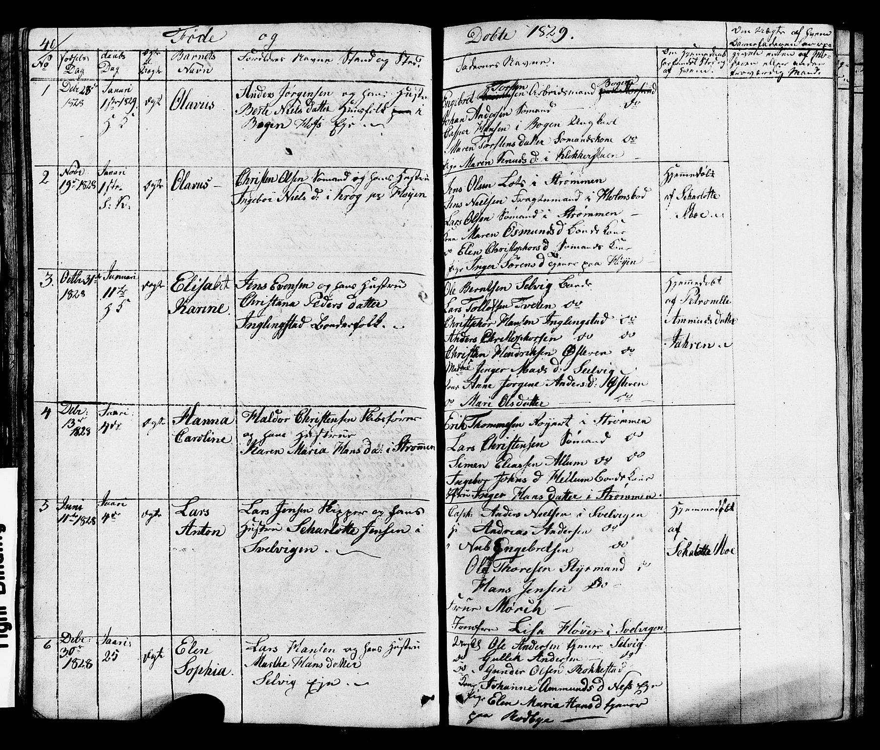 Hurum kirkebøker, AV/SAKO-A-229/G/Ga/L0002: Parish register (copy) no. I 2, 1827-1857, p. 40