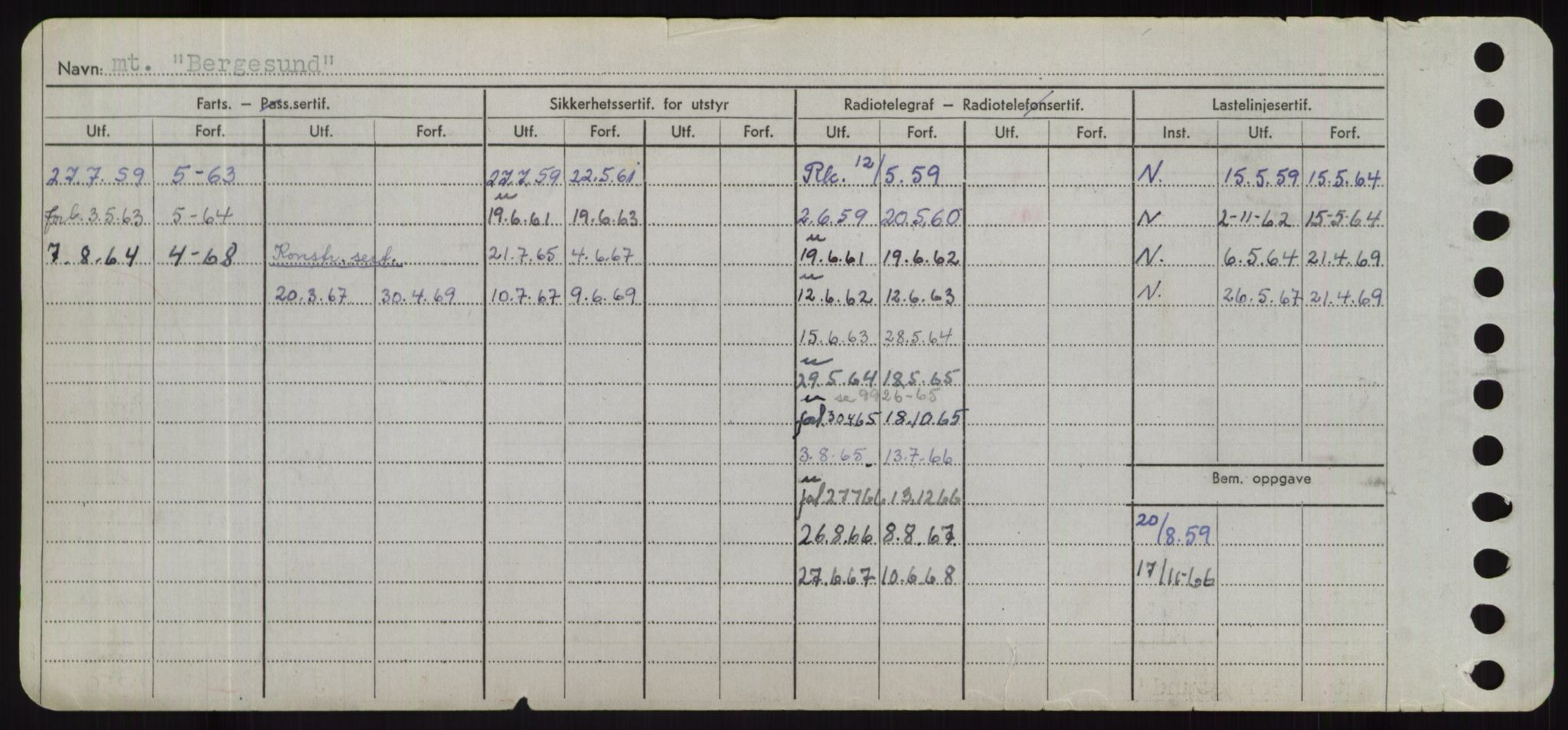 Sjøfartsdirektoratet med forløpere, Skipsmålingen, AV/RA-S-1627/H/Hd/L0003: Fartøy, B-Bev, p. 794