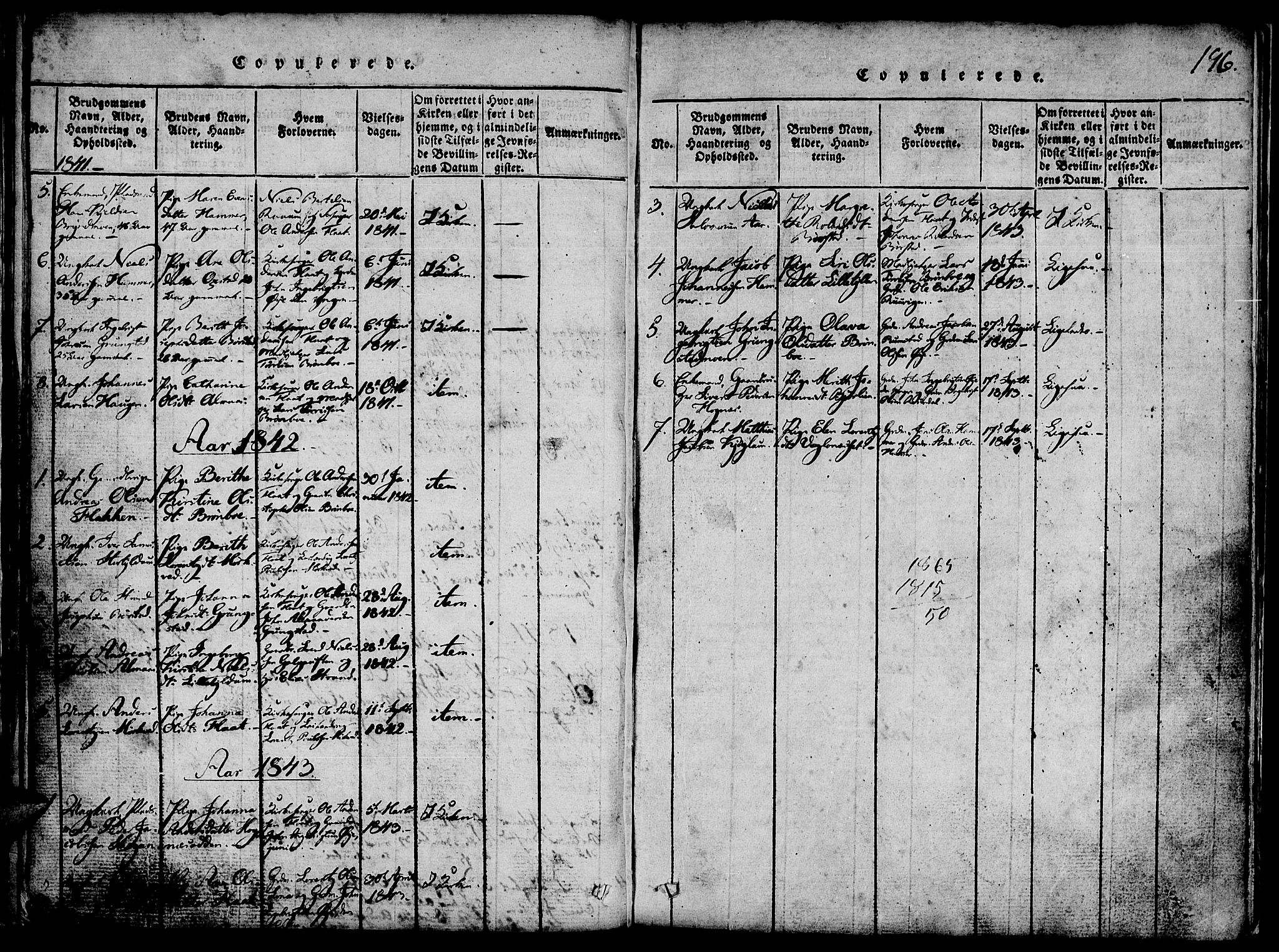 Ministerialprotokoller, klokkerbøker og fødselsregistre - Nord-Trøndelag, SAT/A-1458/765/L0562: Parish register (copy) no. 765C01, 1817-1851, p. 196