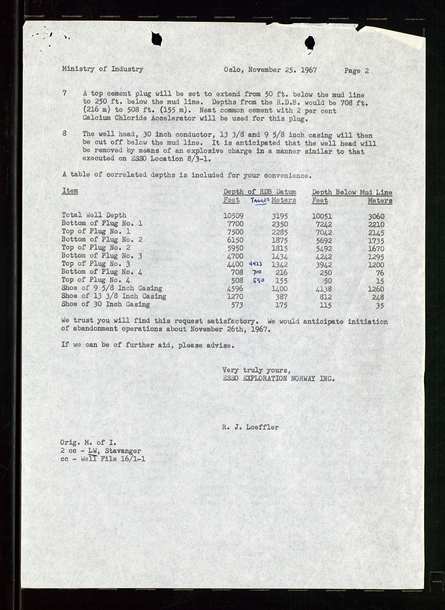 Pa 1512 - Esso Exploration and Production Norway Inc., AV/SAST-A-101917/E/Ea/L0014: Well 16/1-1, 1967-1968, p. 137