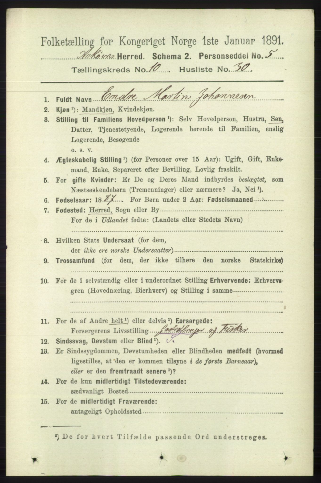 RA, 1891 census for 1247 Askøy, 1891, p. 6585