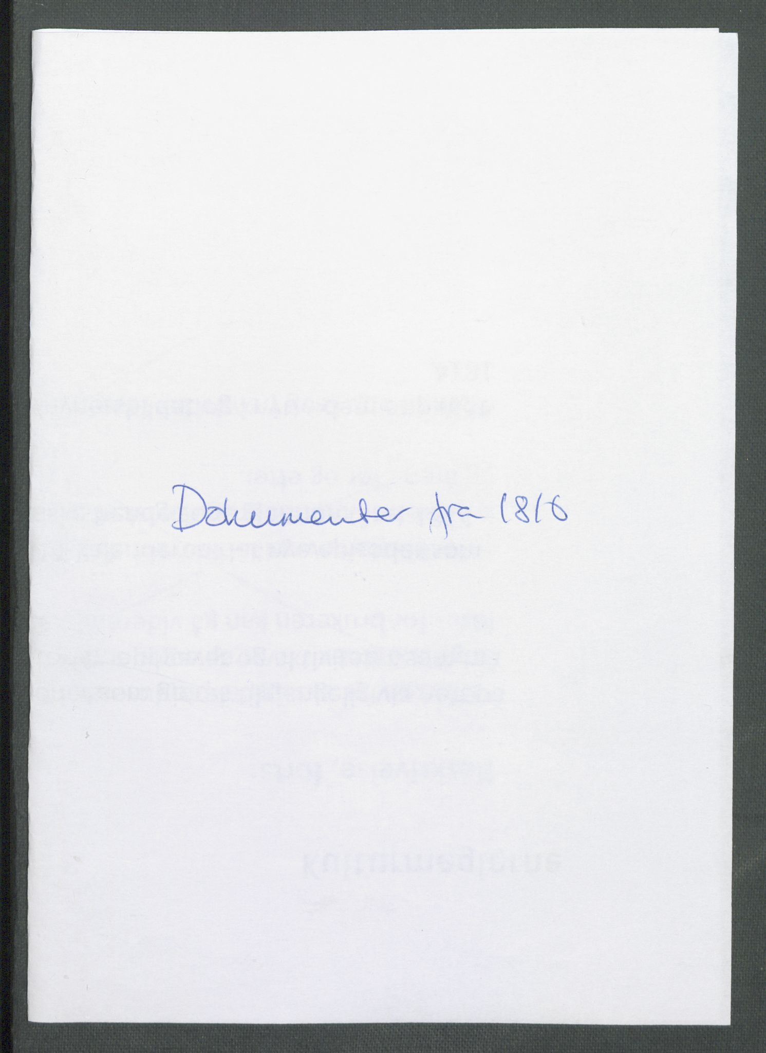 Forskjellige samlinger, Historisk-kronologisk samling, AV/RA-EA-4029/G/Ga/L0009B: Historisk-kronologisk samling. Dokumenter fra oktober 1814, årene 1815 og 1816, Christian Frederiks regnskapsbok 1814 - 1848., 1814-1848, p. 276