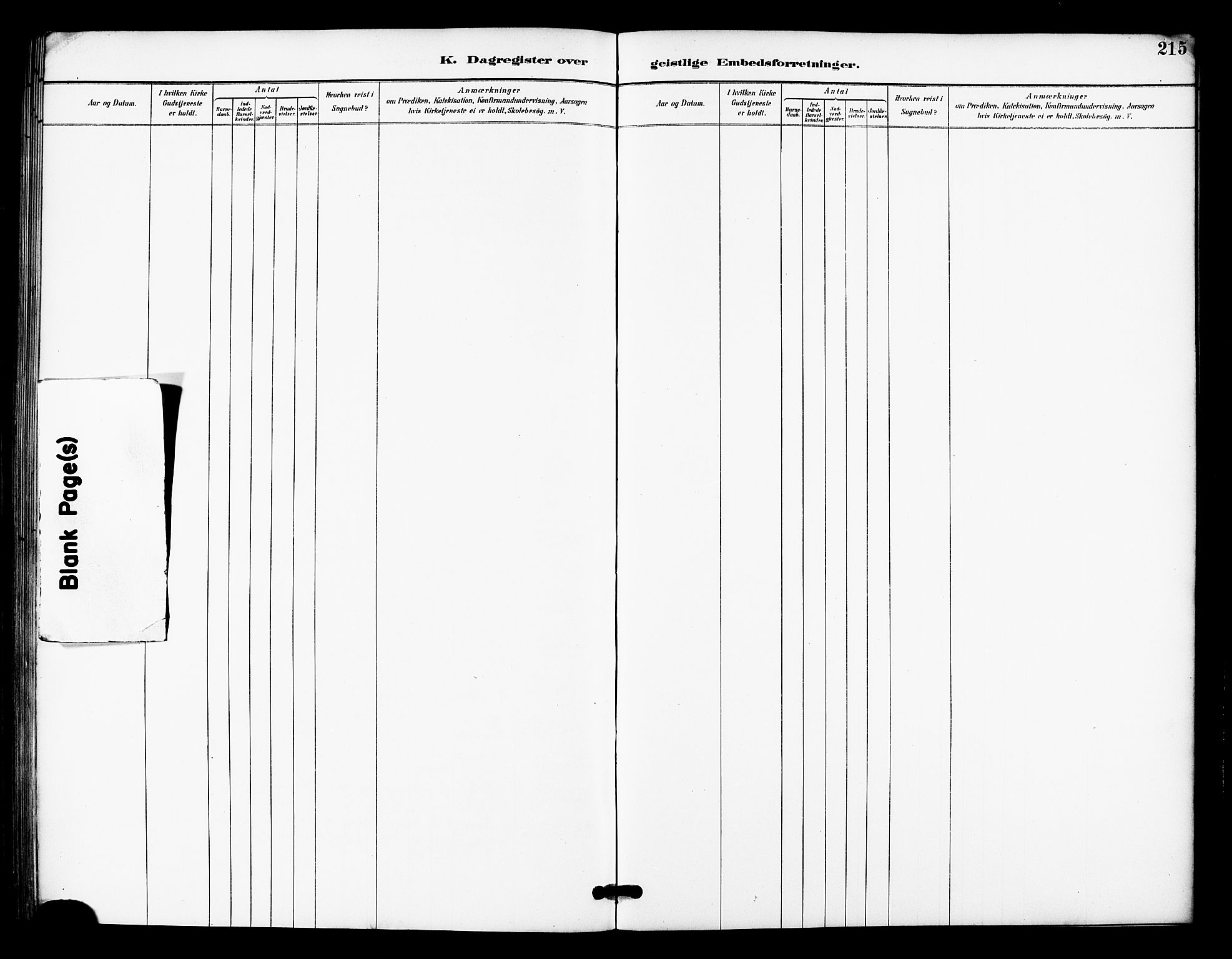 Tranøy sokneprestkontor, AV/SATØ-S-1313/I/Ia/Iab/L0022klokker: Parish register (copy) no. 22, 1887-1912, p. 215