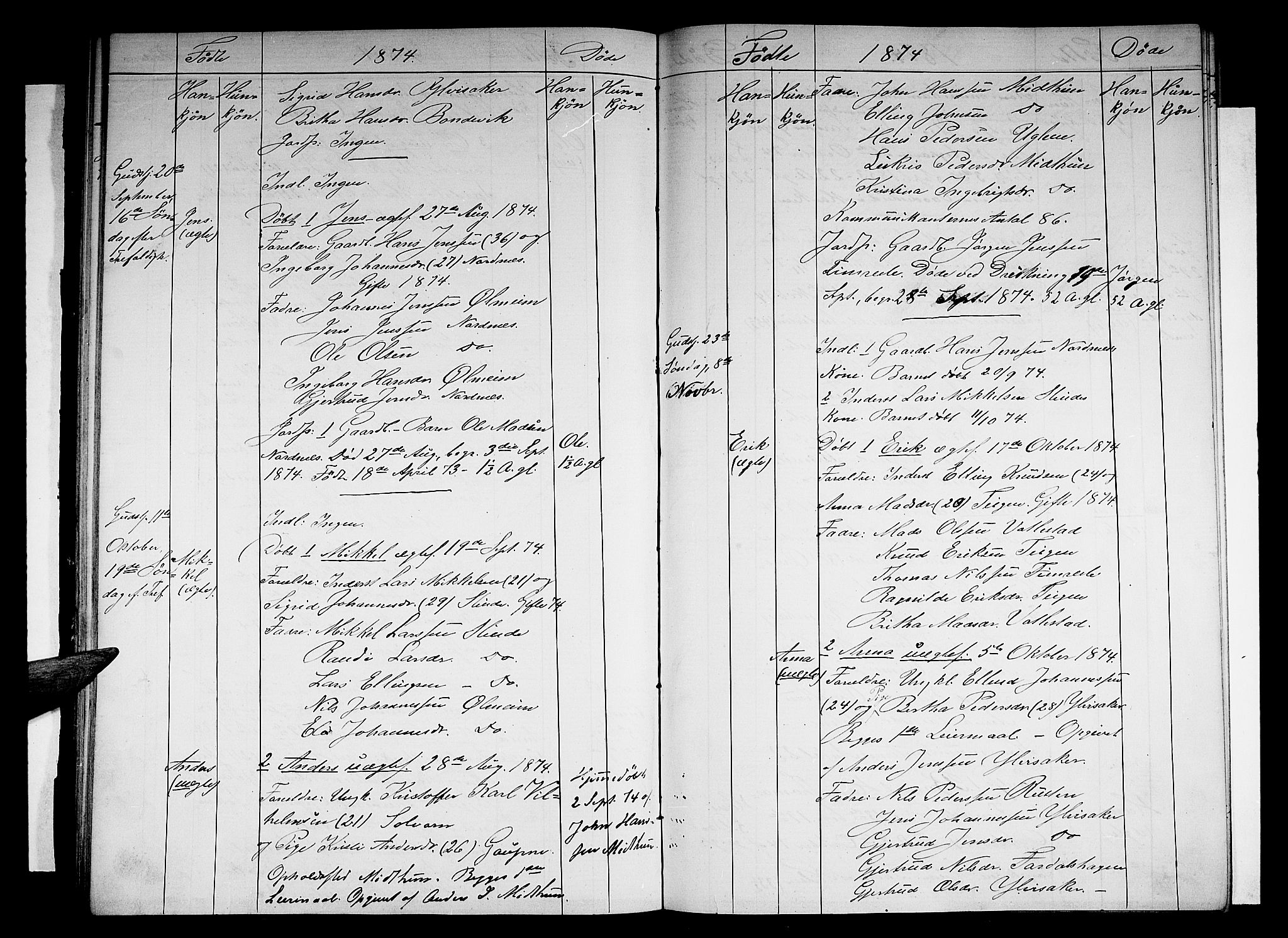 Sogndal sokneprestembete, AV/SAB-A-81301/H/Hab/Habc/L0001: Parish register (copy) no. C 1, 1868-1883, p. 32