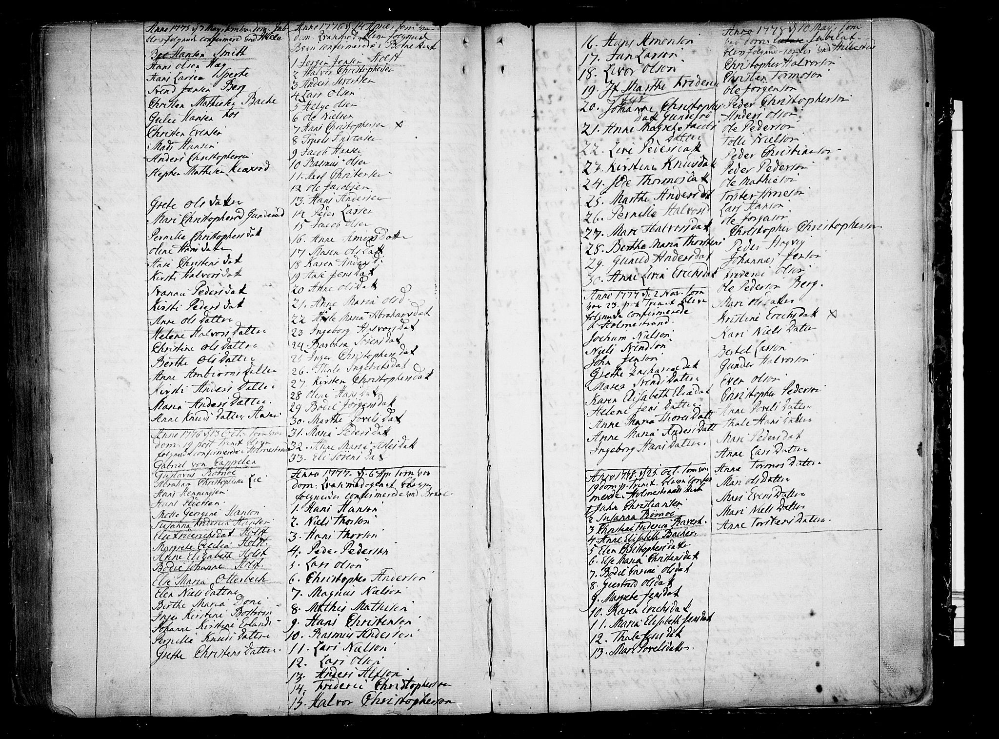 Botne kirkebøker, AV/SAKO-A-340/F/Fa/L0001a: Parish register (official) no. I 1A, 1707-1778, p. 346-347