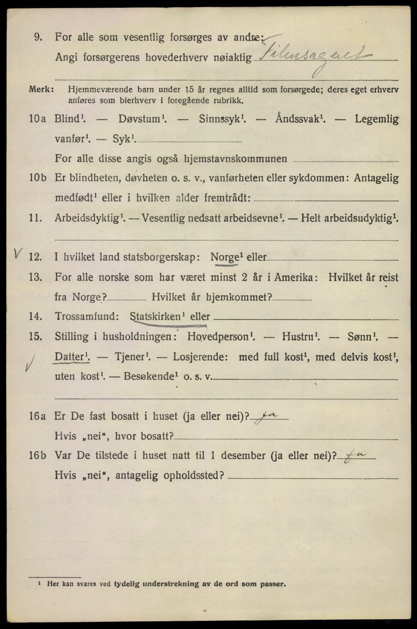 SAO, 1920 census for Kristiania, 1920, p. 369150