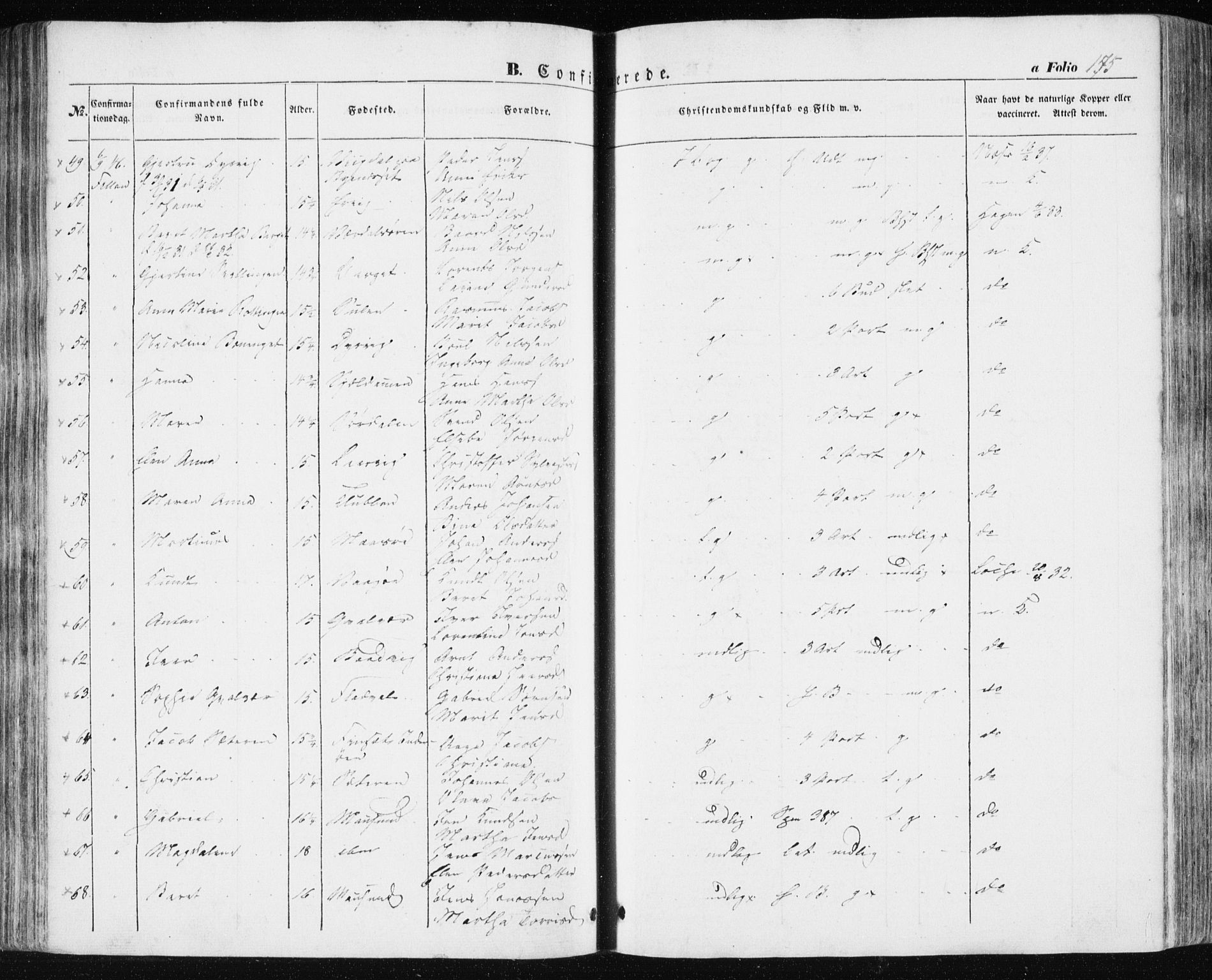 Ministerialprotokoller, klokkerbøker og fødselsregistre - Sør-Trøndelag, AV/SAT-A-1456/634/L0529: Parish register (official) no. 634A05, 1843-1851, p. 175