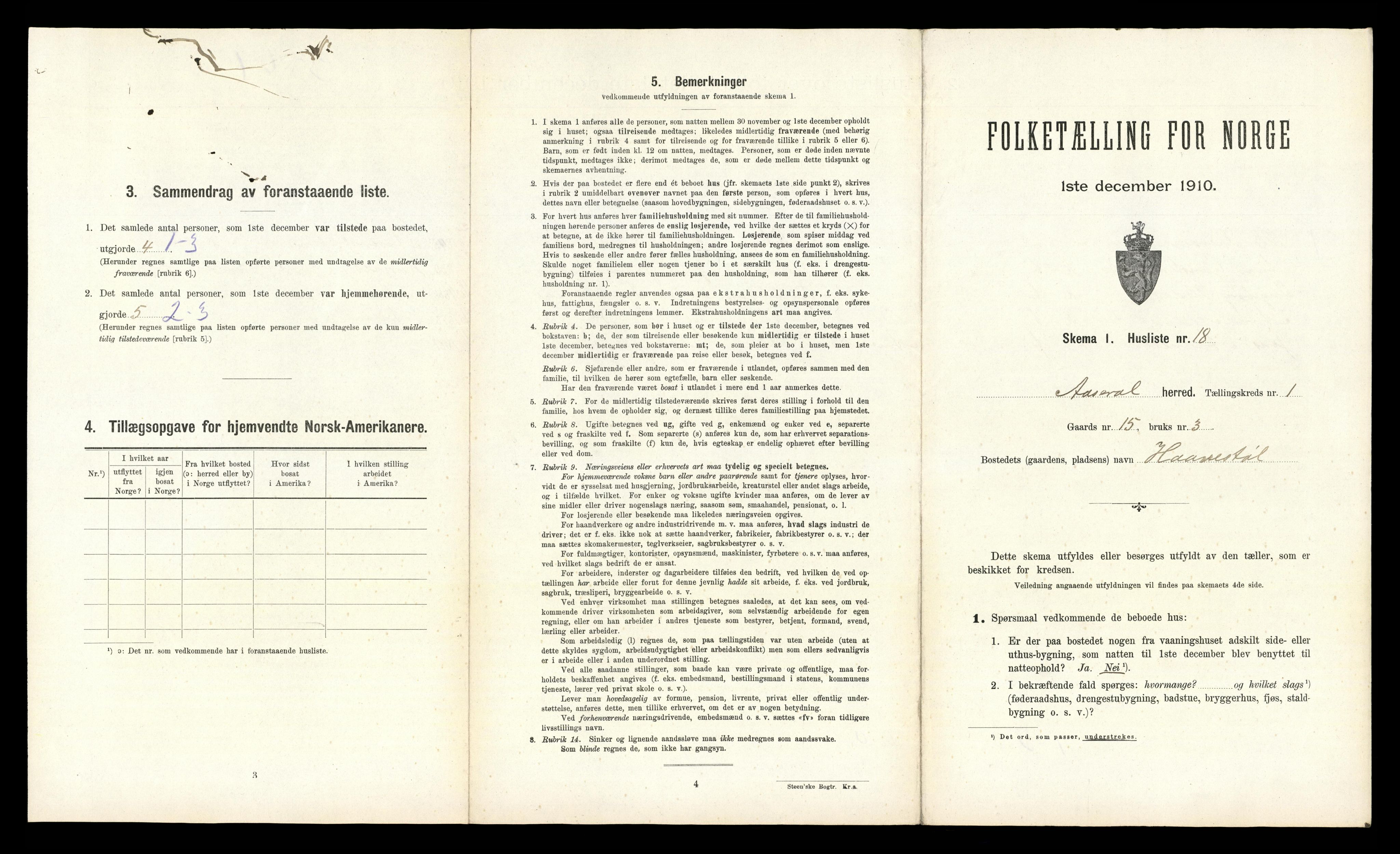 RA, 1910 census for Åseral, 1910, p. 69