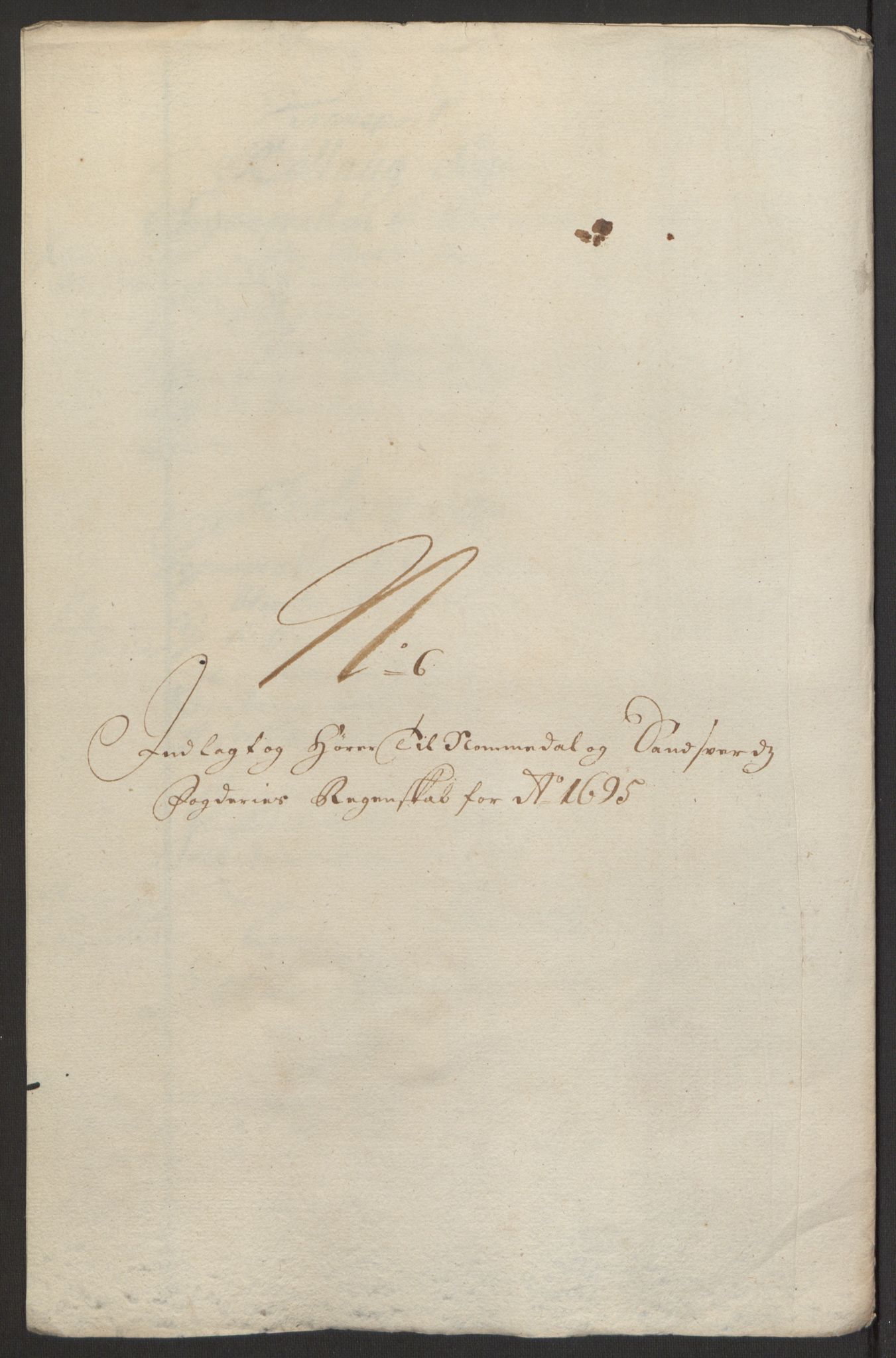 Rentekammeret inntil 1814, Reviderte regnskaper, Fogderegnskap, AV/RA-EA-4092/R24/L1575: Fogderegnskap Numedal og Sandsvær, 1692-1695, p. 408