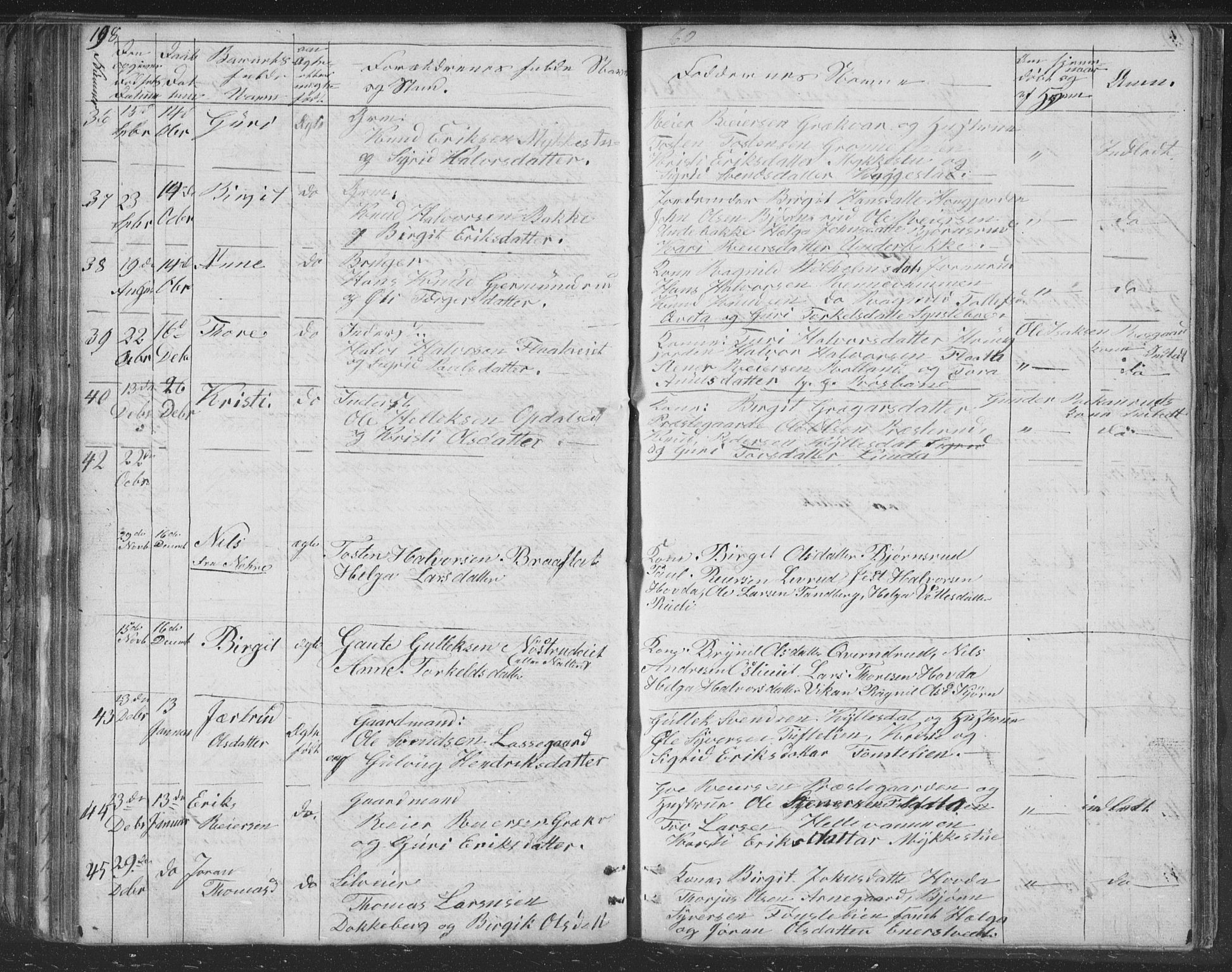 Nore kirkebøker, AV/SAKO-A-238/F/Fc/L0002: Parish register (official) no. III 2, 1836-1861, p. 198