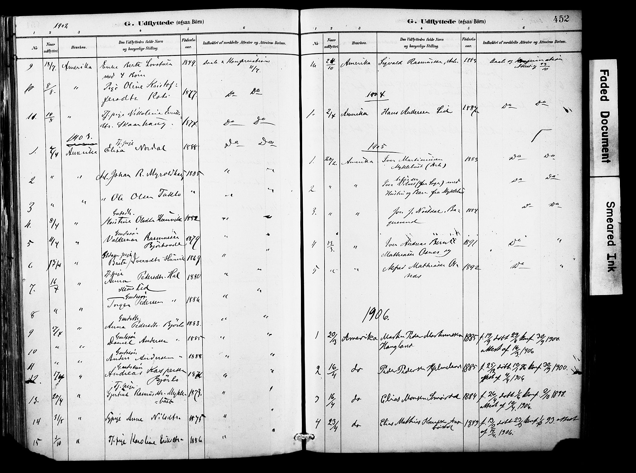 Eid sokneprestembete, AV/SAB-A-82301/H/Haa/Haab/L0001: Parish register (official) no. B 1, 1879-1906, p. 452