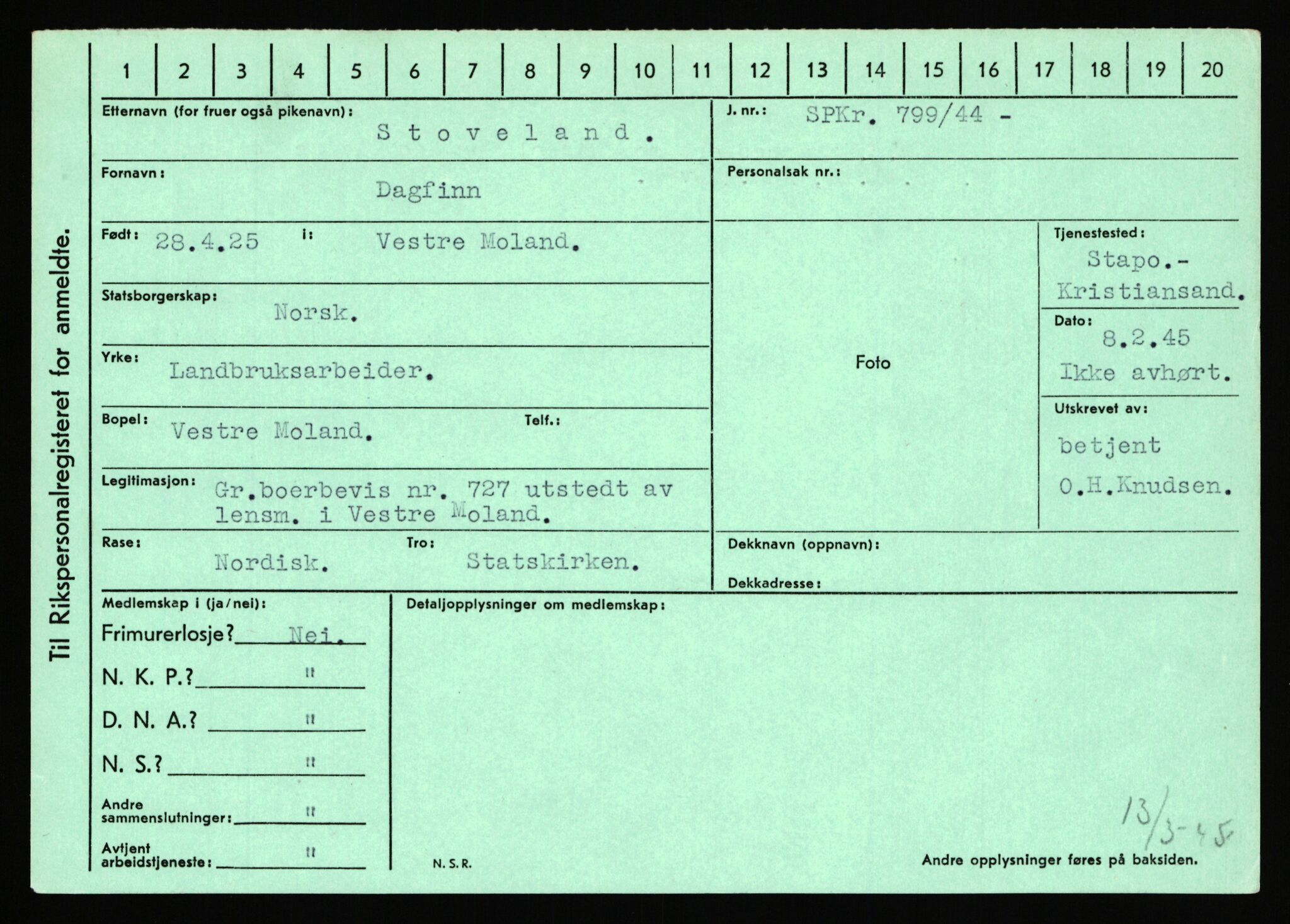 Statspolitiet - Hovedkontoret / Osloavdelingen, AV/RA-S-1329/C/Ca/L0014: Seterlien - Svartås, 1943-1945, p. 3968