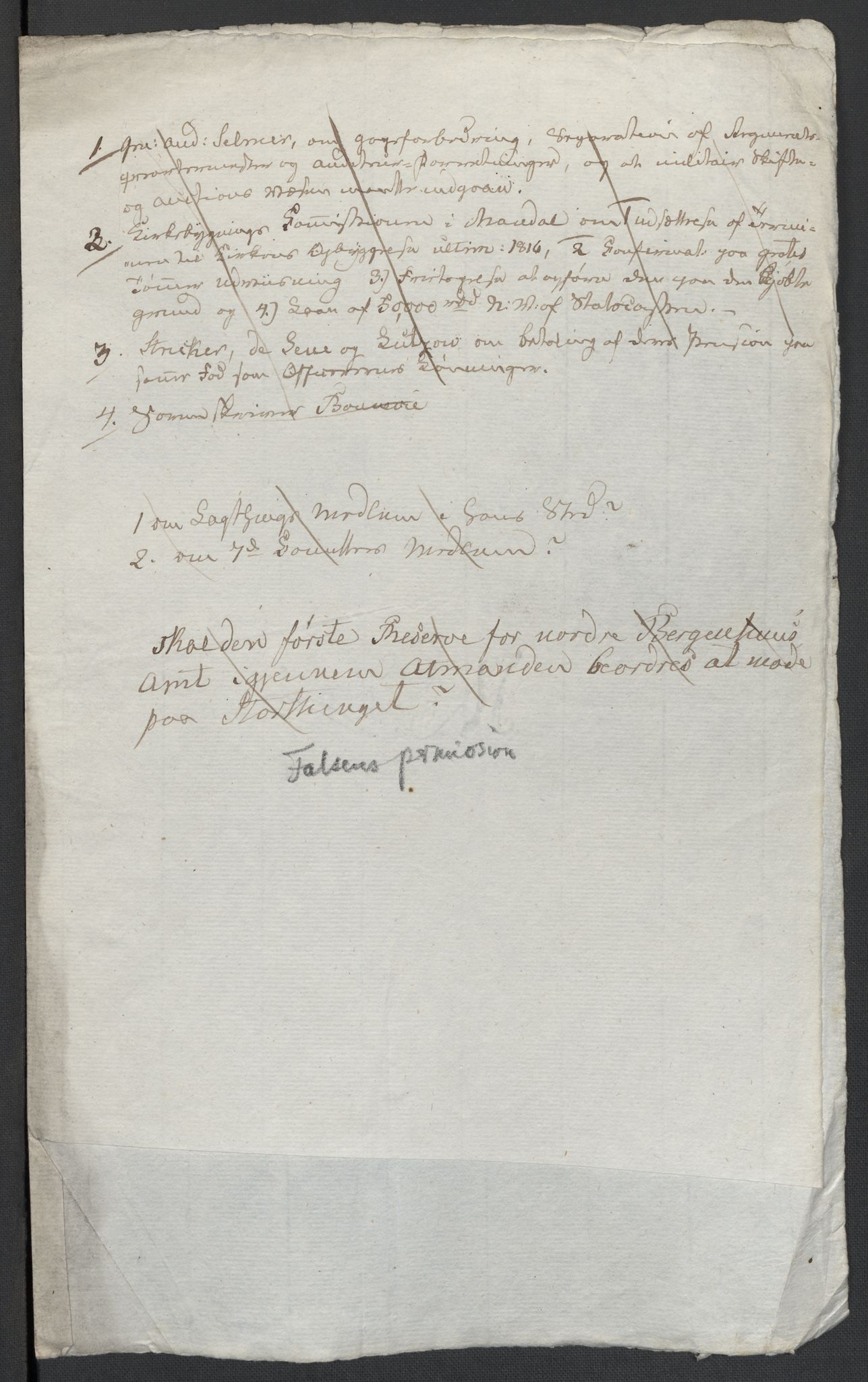 Christie, Wilhelm Frimann Koren, AV/RA-PA-0014/F/L0005: Christies dokumenter fra Stortinget, 1815-1816, p. 192