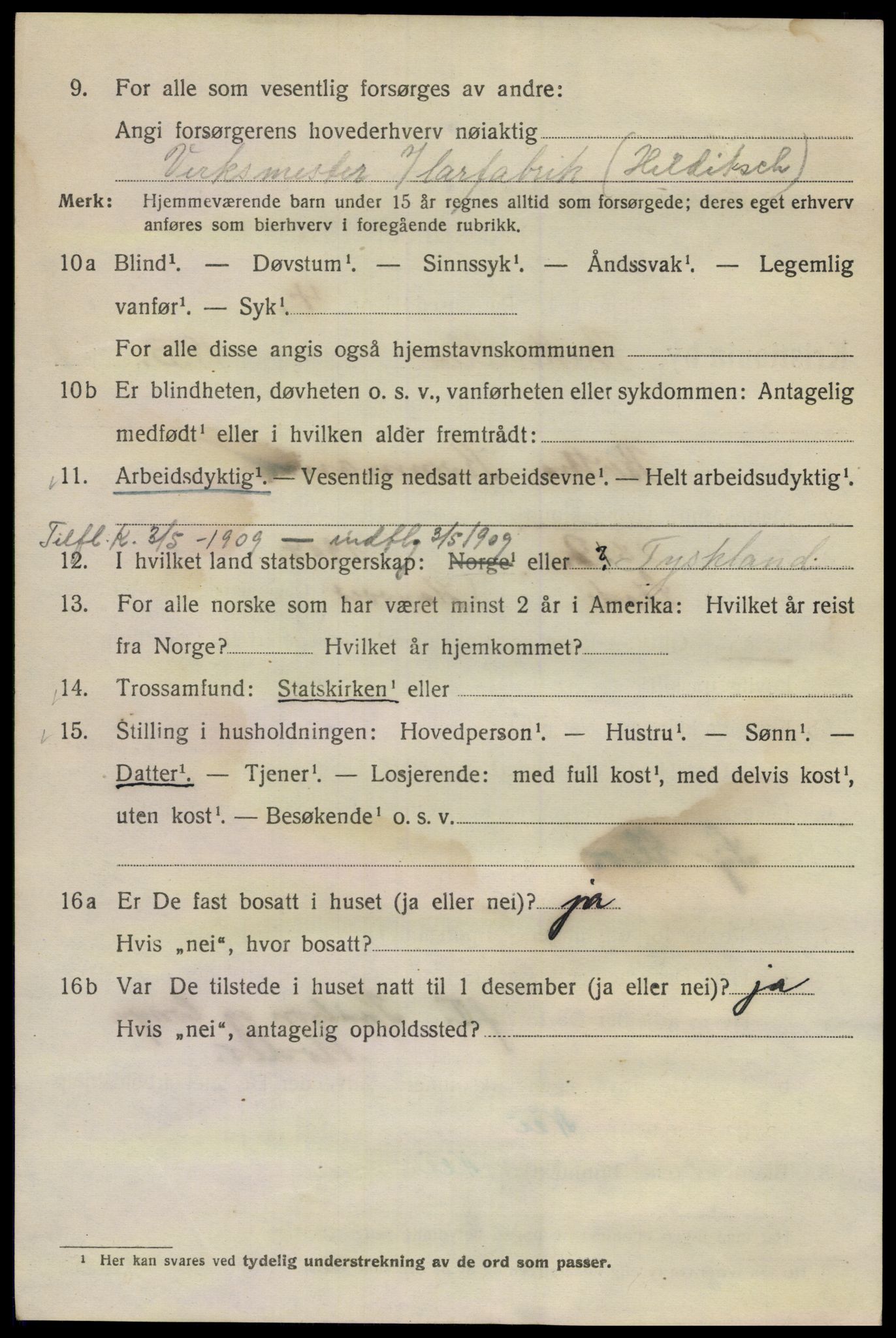 SAO, 1920 census for Kristiania, 1920, p. 171786