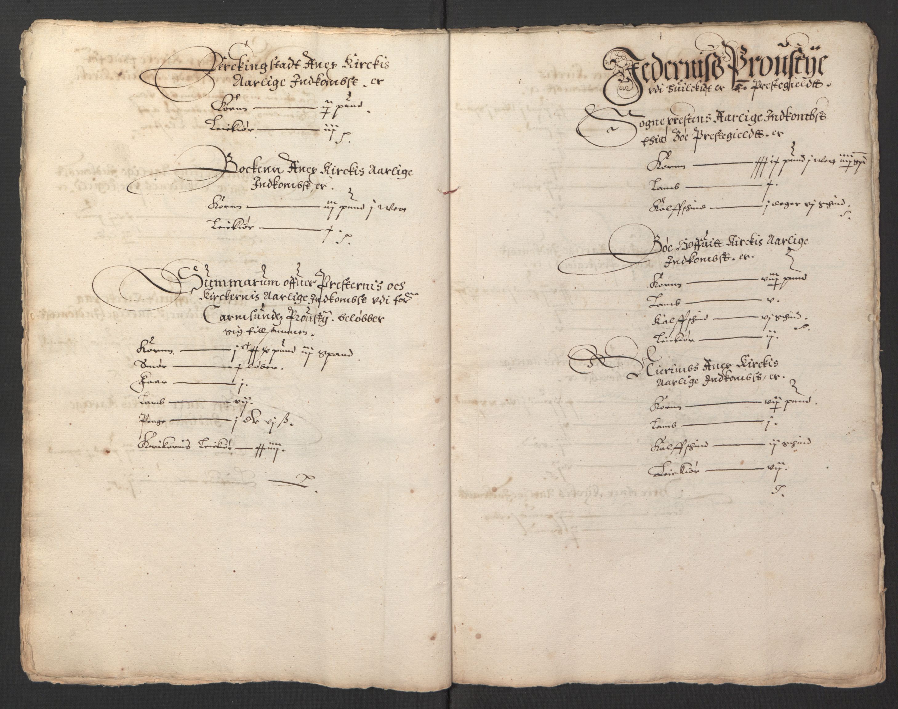 Stattholderembetet 1572-1771, RA/EA-2870/Ek/L0014/0002: Jordebøker til utlikning av rosstjeneste 1624-1626: / Kirke- og prestebolsinntekter i Stavanger bispedømme, 1625, p. 14